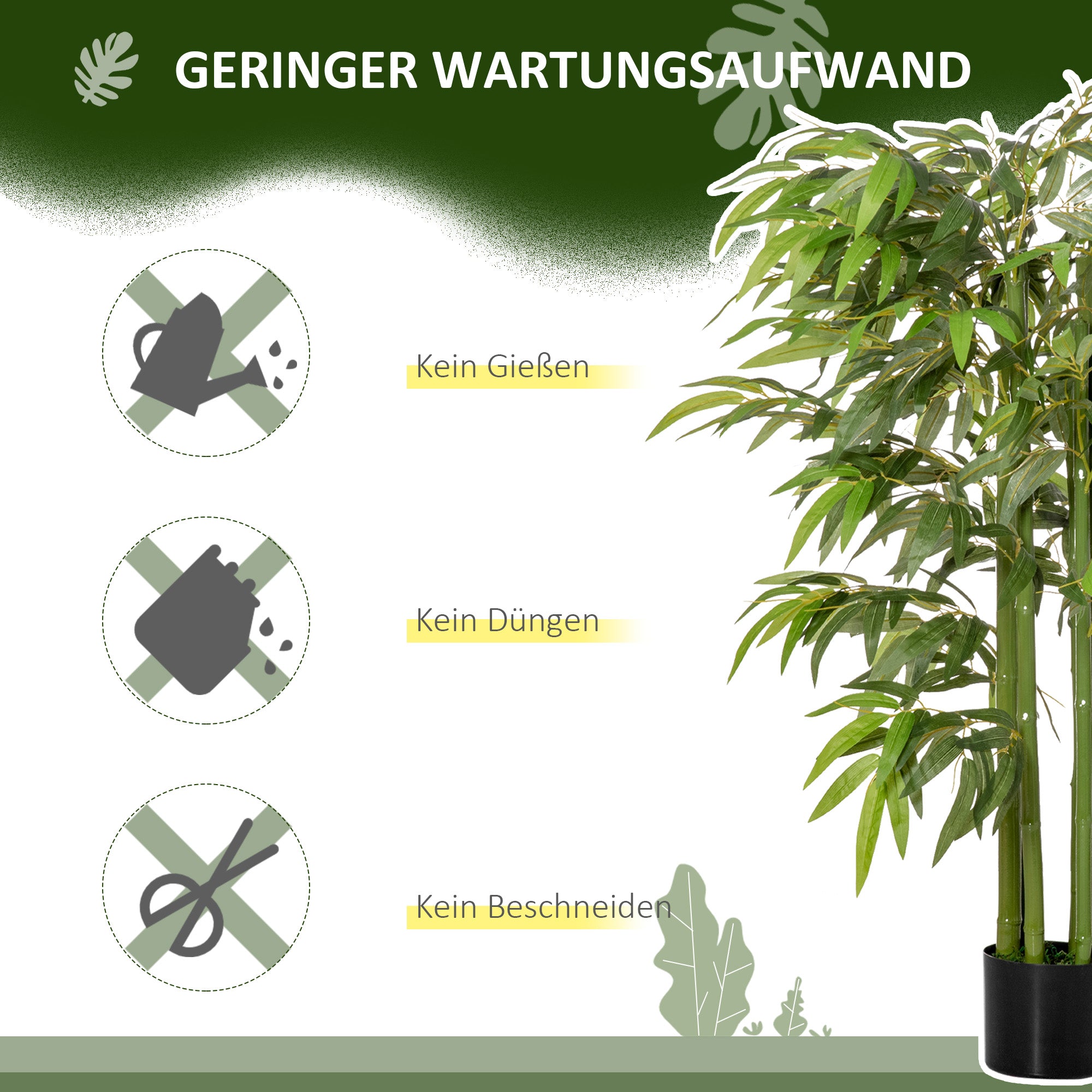 Artificial Bamboo Tree Large 140 cm Artificial Plant, Plastic Fake Plants in Pot, Artificial Bamboo with 780 Leaves like Real for Living Room Bedroom Office Garden Modern Decoration