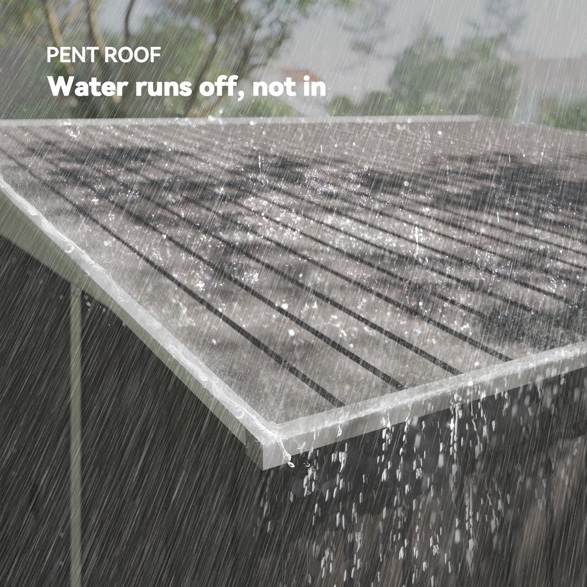 Metal Shed 19.4m³ 280x345x201cm Tool Shed with Mono-Pitched Roof Sliding Door Weatherproof Garden House Outdoor Cabinet Shed for Backyard Outdoor Area Garden Anthracite, Gray