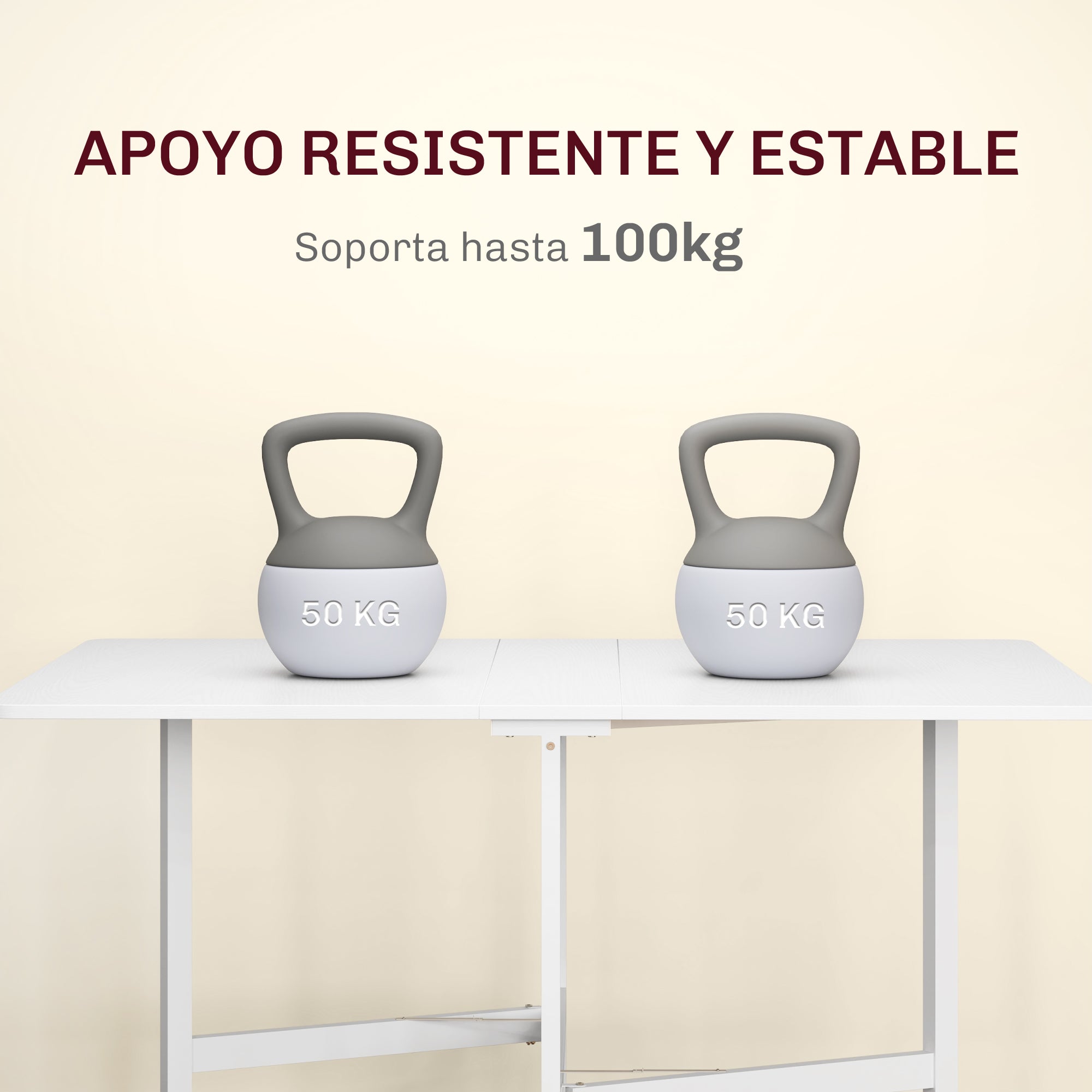 Folding Dining Table for 4-6 People Foldable Kitchen Table with Wheels and Folding Wings Folding Table for Kitchen Living Room 120x80x73 cm White