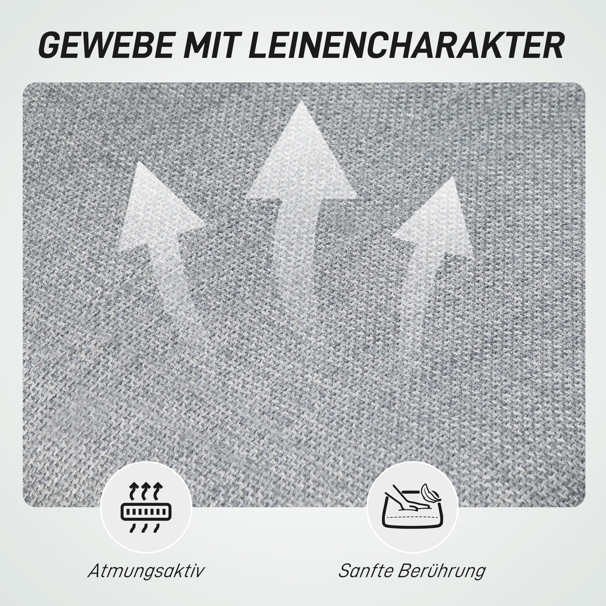 Desk Chair, Height Adjustable Home Office Chair without Armrest, Swivel Office Chair with Tilt Function, Office Chair with Linen Look for Bedroom, Dark Gray