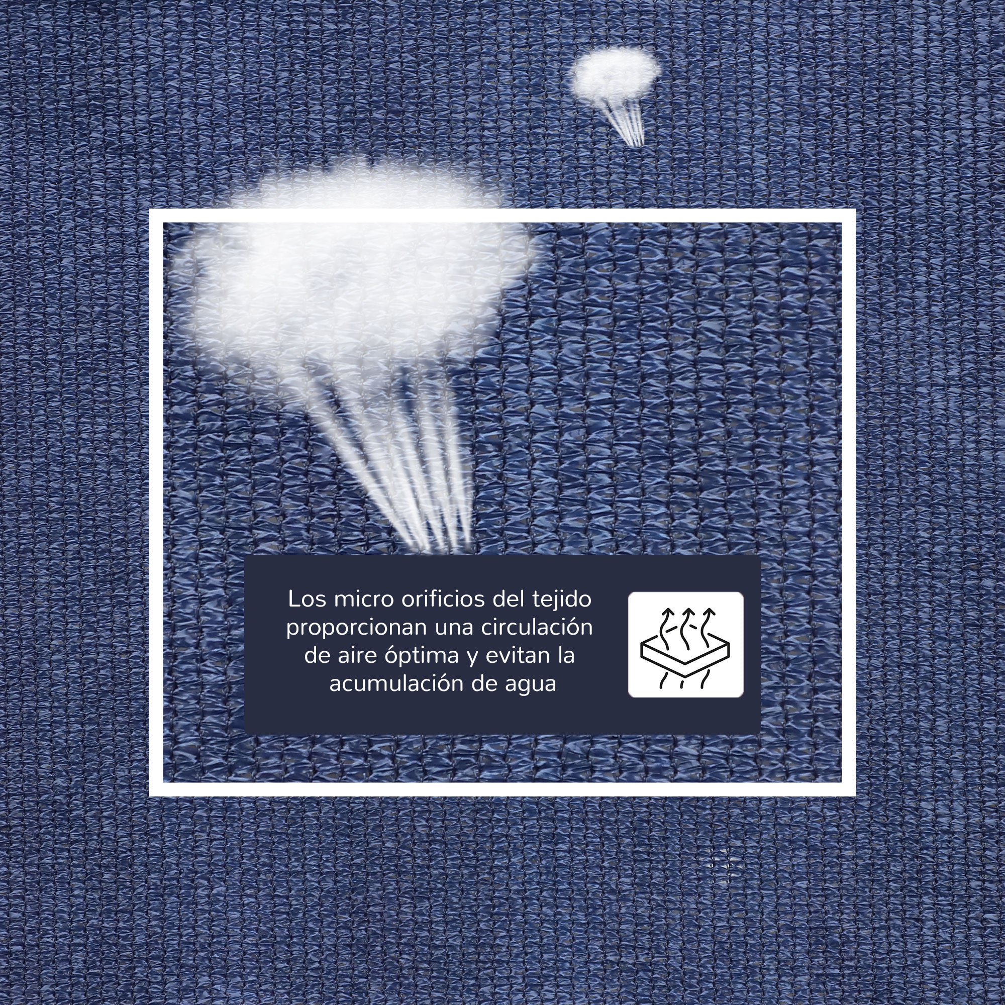 Rectangular Shade Sail 4x6 m Patio Shade with Anti-UV Stainless Steel Ring and Nylon Ropes for Garden Patio Blue