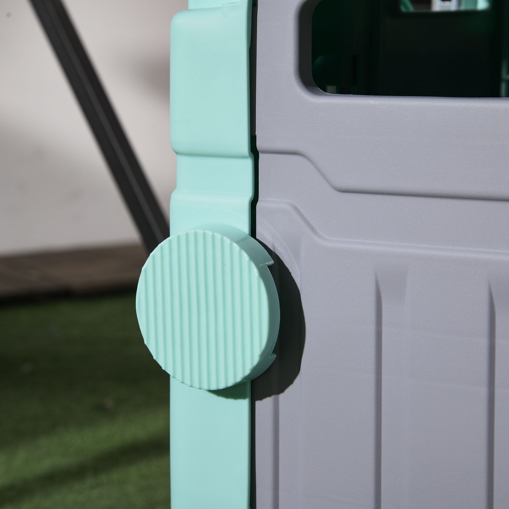 Folding Shopping Cart, Shopping Trolley with Adjustable Telescopic Handle, Stair Climber with Lid, Transport Wagon up to 80 kg Capacity, Green