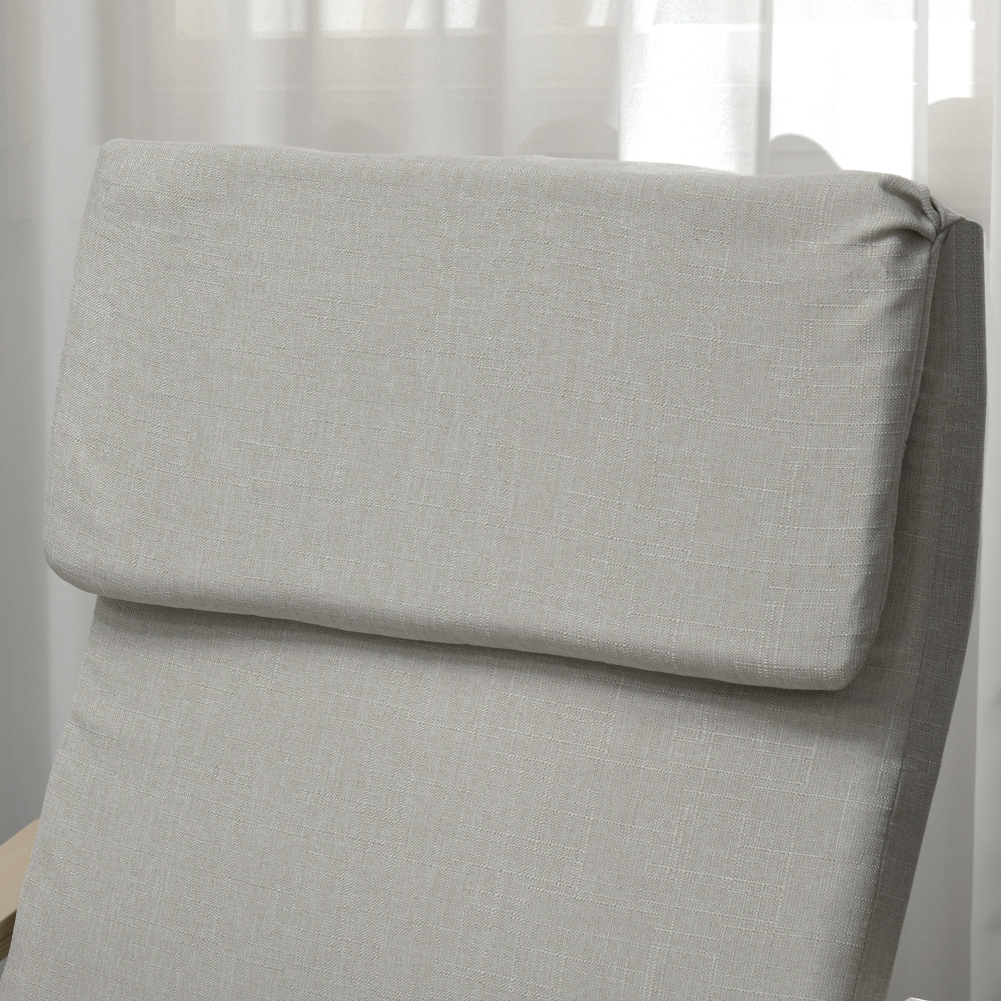 Recliner with Footstool, Lounge Chair with Ottoman, Reading Chair, Recliner with Armrest, Rocking Chair, Reclining Chair with Linen Cover for Living Room, Balcony, Hallway, Light Gray 66.5 x 80 x 99 cm