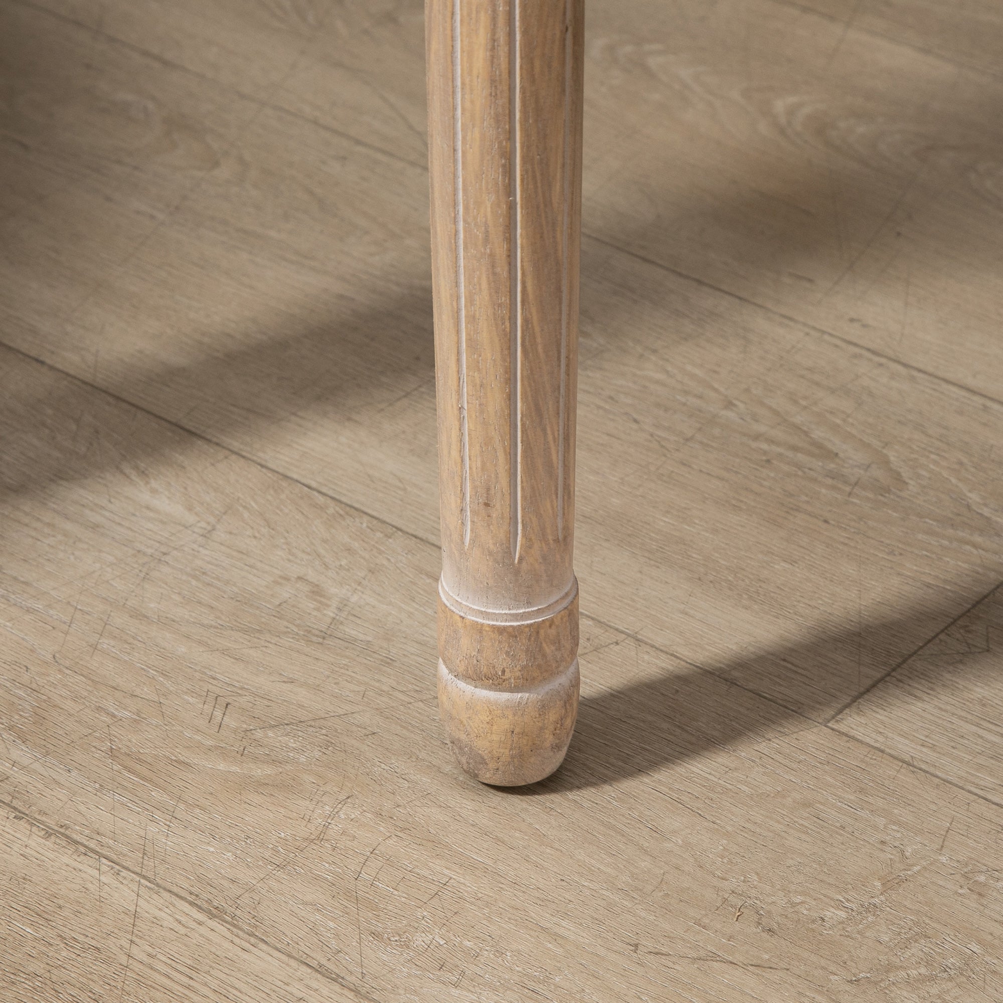 Dining Chairs 2-Piece Set Kitchen Chair with Rattan Backrest, Linen Look, Upholstered Chair in French Style, for Living Room, Dining Room, Gray