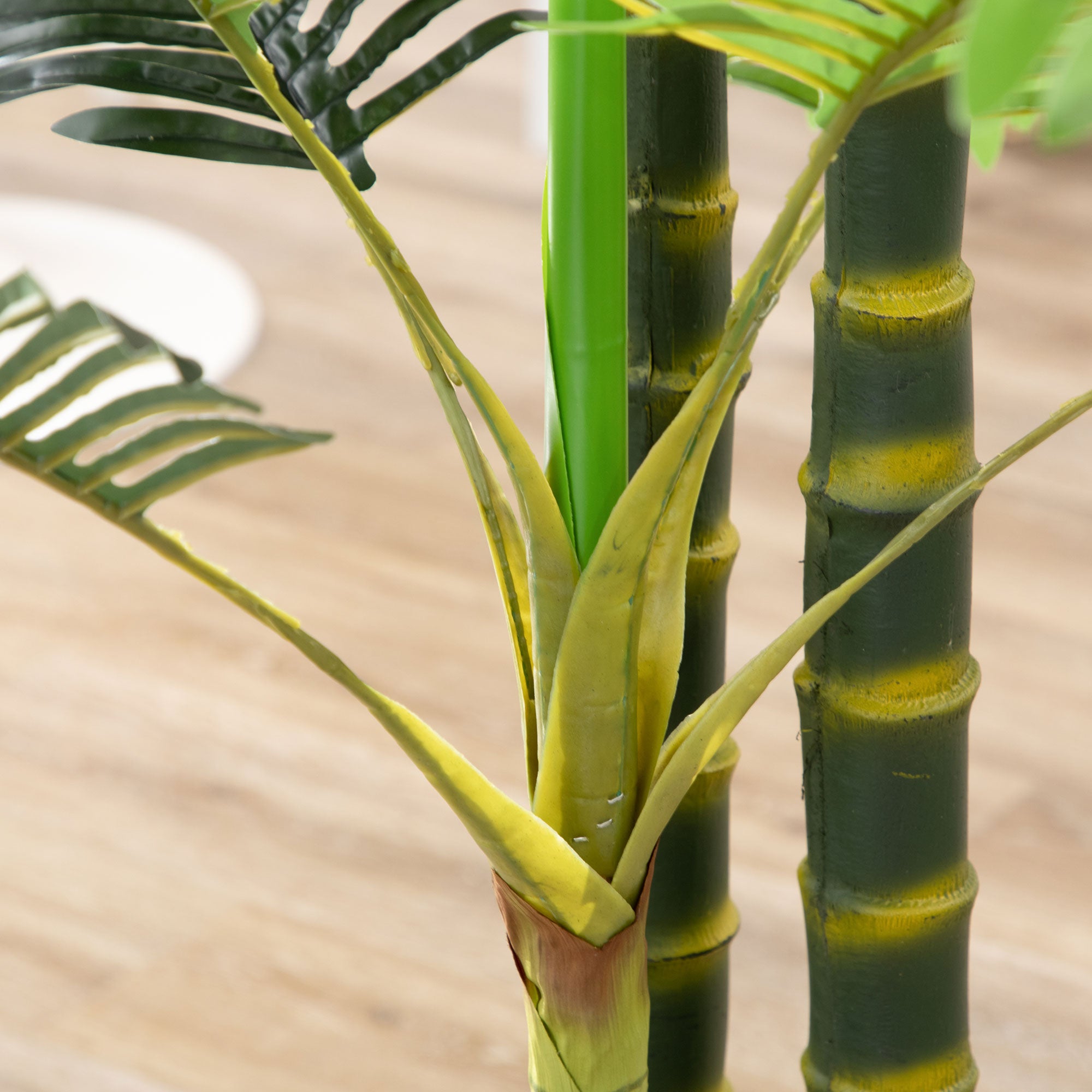 Artificial Palm 190 cm Artificial Plant, Plastic Artificial Plants in Pot Artificial Palm, Fake Plant for Living Room Bedroom Office Garden Modern Decoration Gift