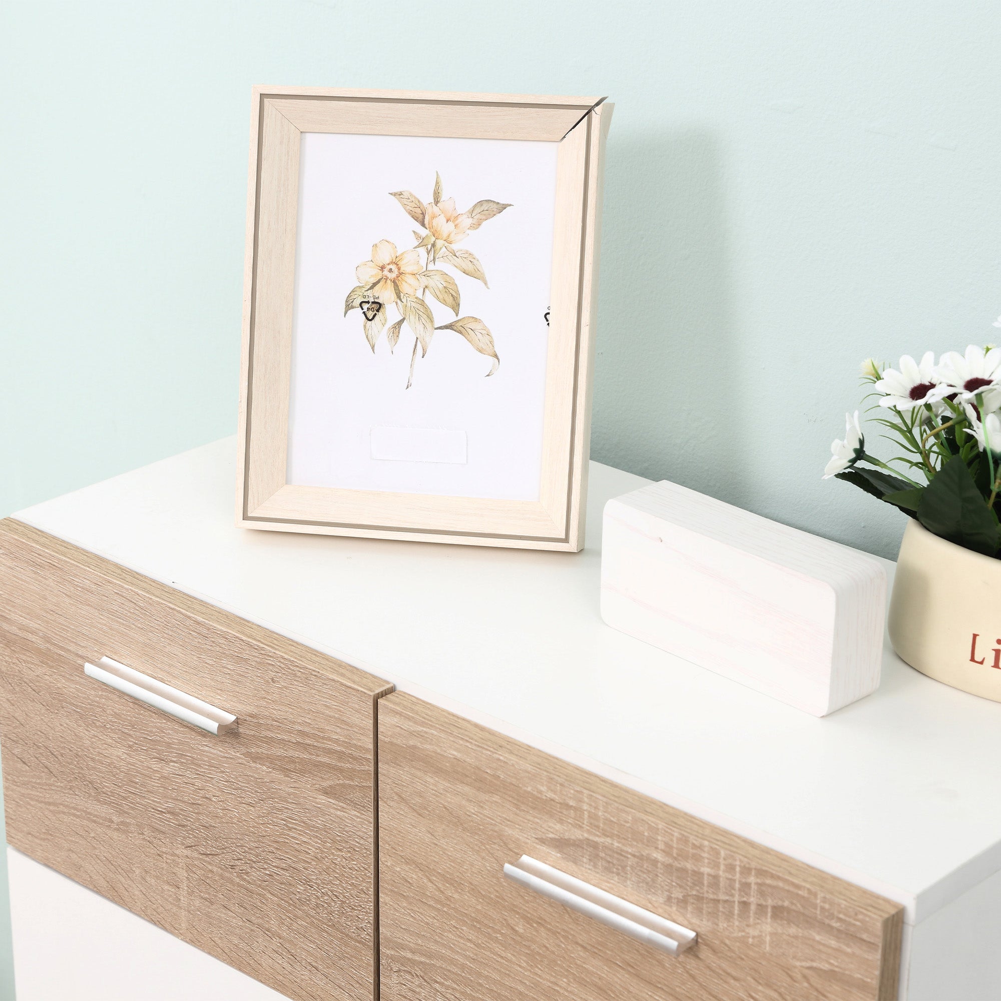 Floor Cabinet for Bathroom with 2 Doors and Adjustable Interior Shelves Multi-Purpose Wood Auxiliary Furniture for Living Room Kitchen Dining Room 60x30x85 cm White