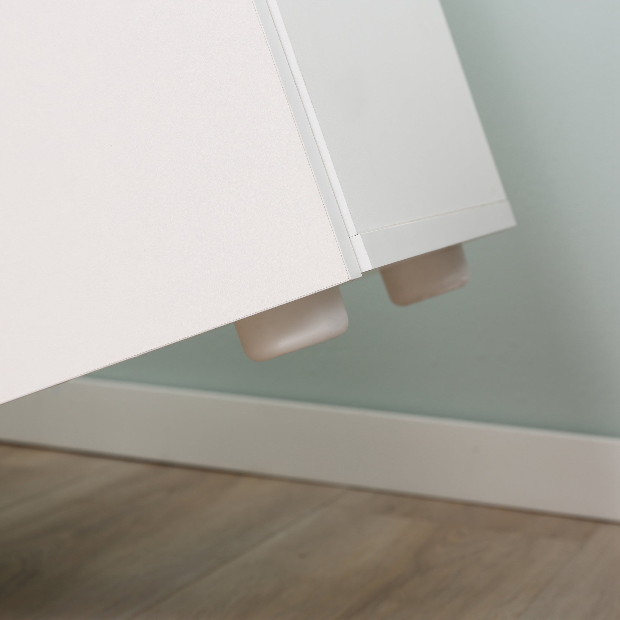 Floor Cabinet for Bathroom with 2 Doors and Adjustable Interior Shelves Multi-Purpose Wood Auxiliary Furniture for Living Room Kitchen Dining Room 60x30x85 cm White