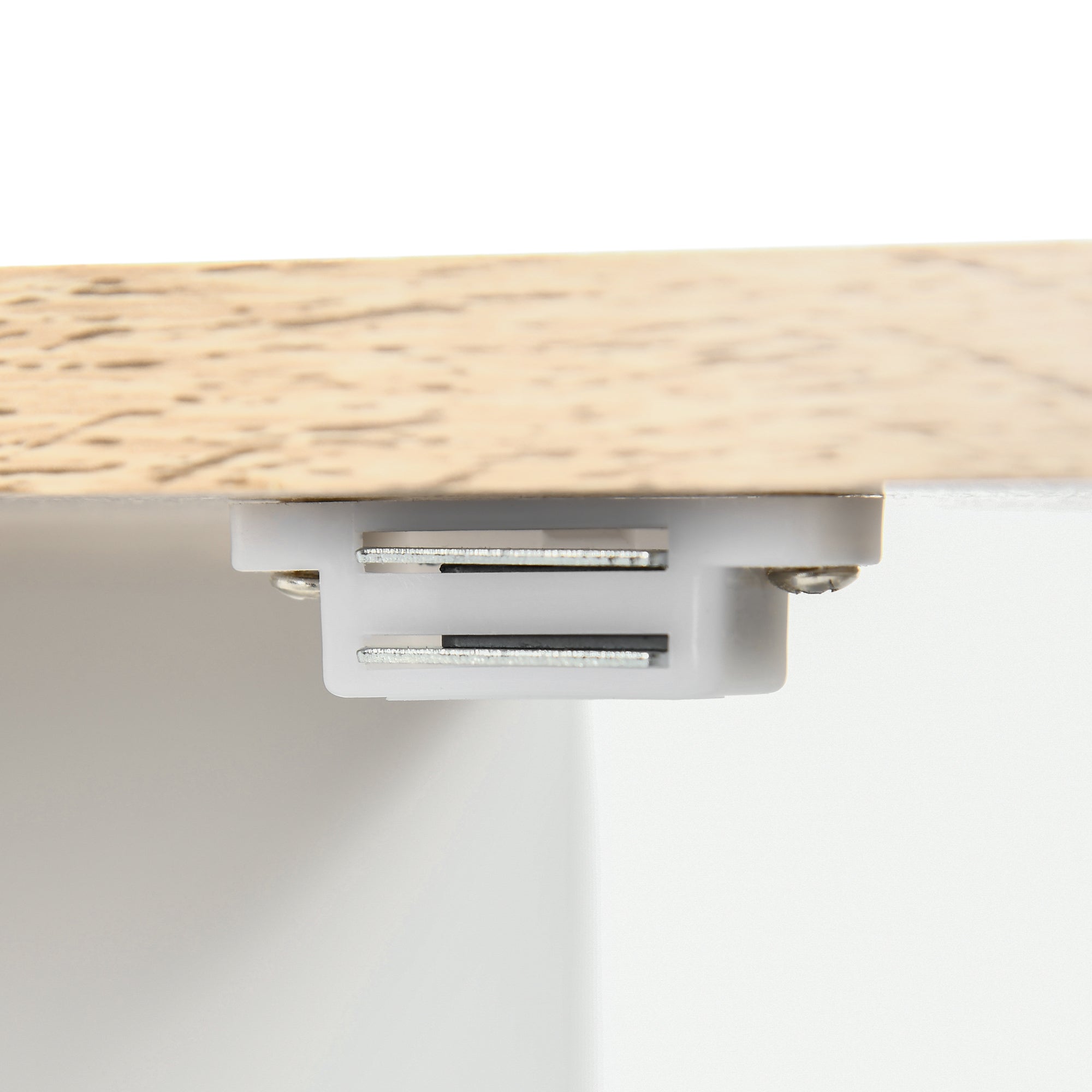 Under Sink Cabinet Bathroom Floor Cabinet with 2 Doors and Adjustable Interior Shelf Modern Style Load 40 kg 60x30x60 cm White