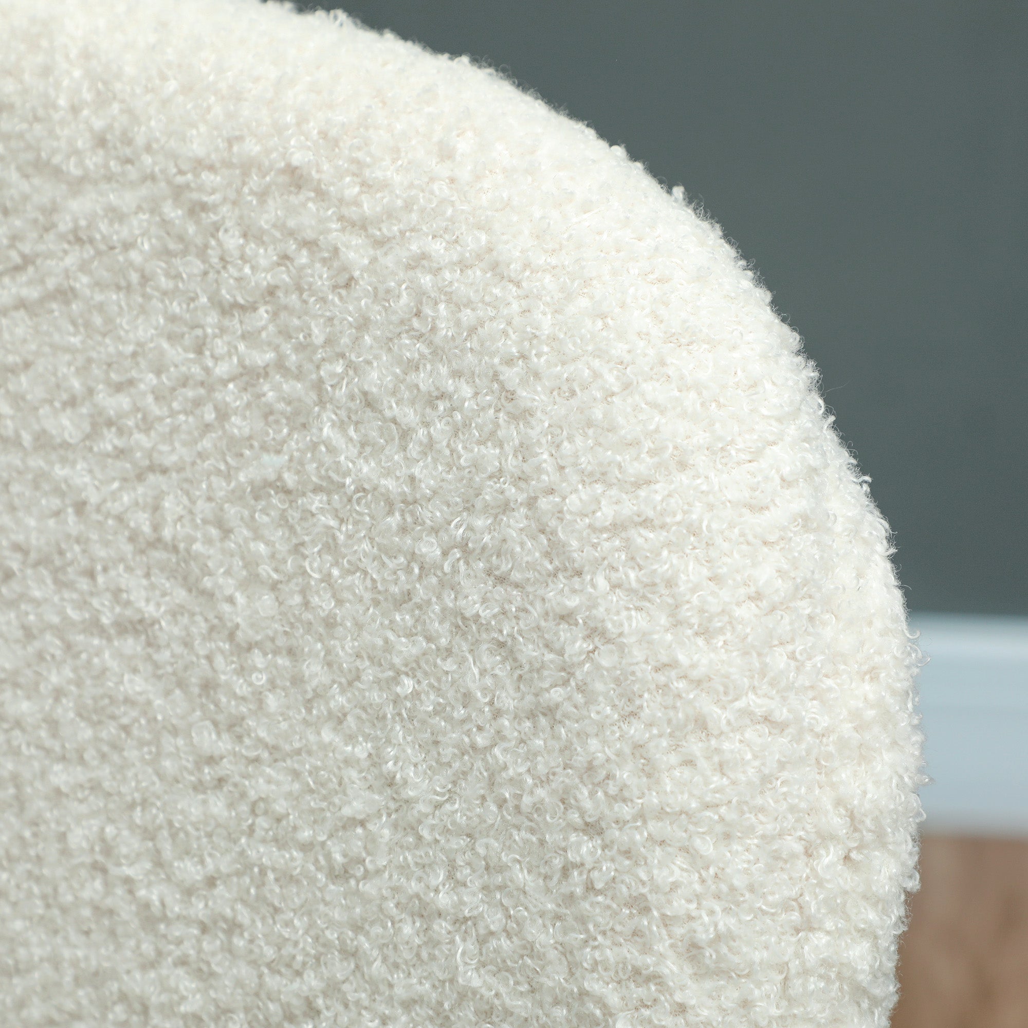 Dining Chairs Set of 4, Kitchen Chair with Backrest, Upholstered Chair with Velvet Look and Steel Legs, Modern Living Room Chair for Dining Room, Kitchen, Living Room, White