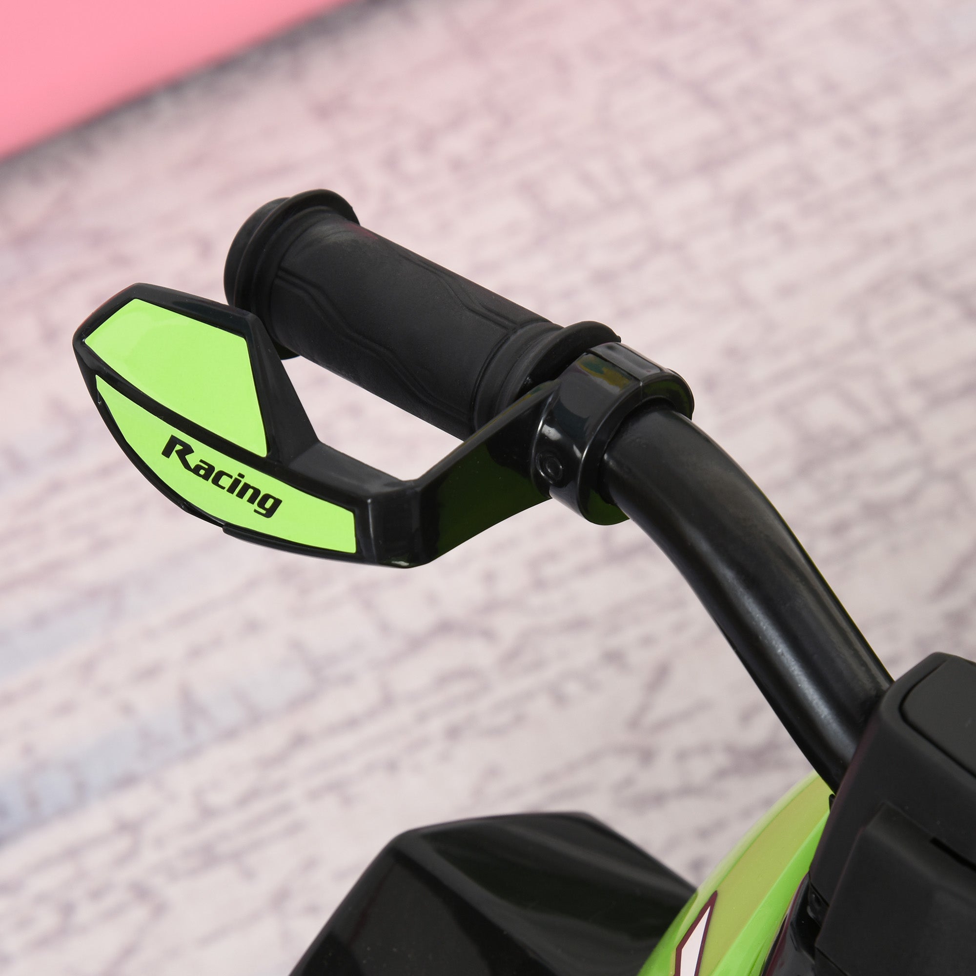 Children's Sliding Car Pedal Car with Feet Sliding Kids Car Vehicle for 18-36 Months Light Music Plastic Steel Green 67.5 x 38 x 44 cm