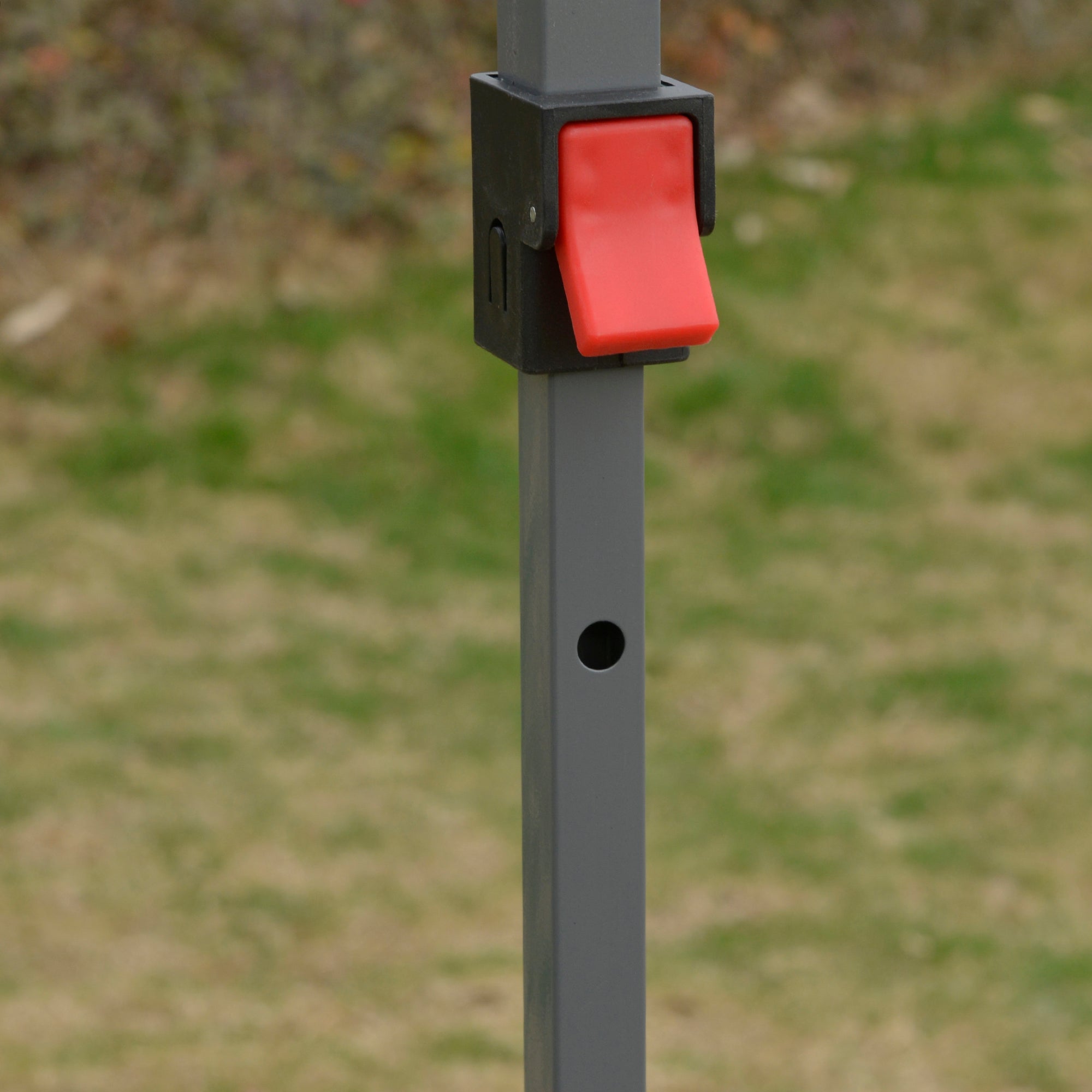 3x3m Folding Gazebo Garden Canopy with Wheeled Carry Bag Waterproof Steel Frame Outdoor Gazebo for Parties Camping White