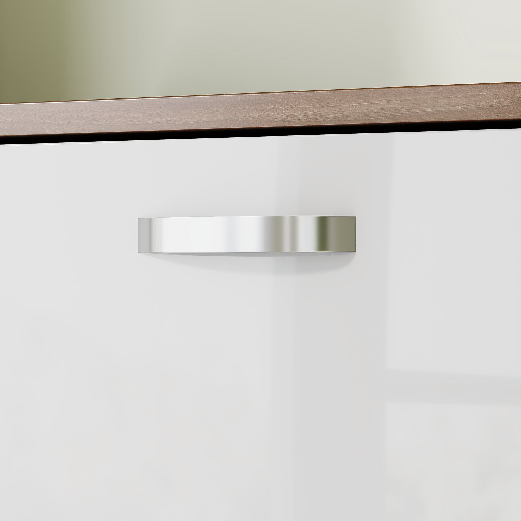 Slim Space-Saving 5-Level Shoe Cabinet for Maximum 30 Pairs with 2 Shelves per Level, MDF Shoe Rack, 60x28x189 cm, White and Brown