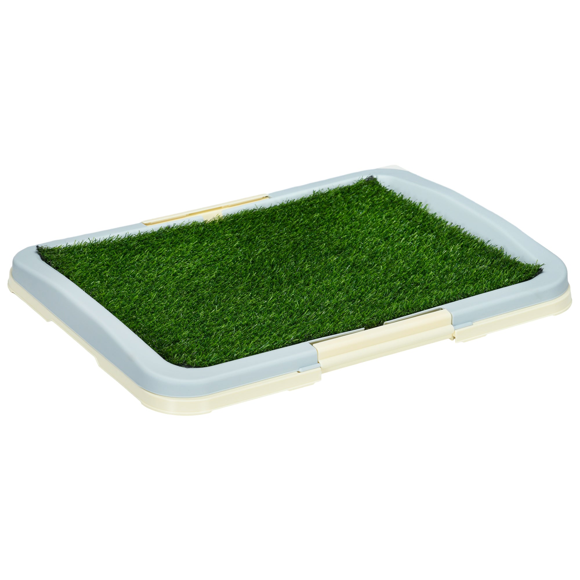 Puppy Toilet Dog Toilet for Small Dogs Indoors Puppy Potty for Home Puppy Training Grass for Puppies Balcony Indoor Artificial Grass Dog Toilet Blue 63x48.5cm