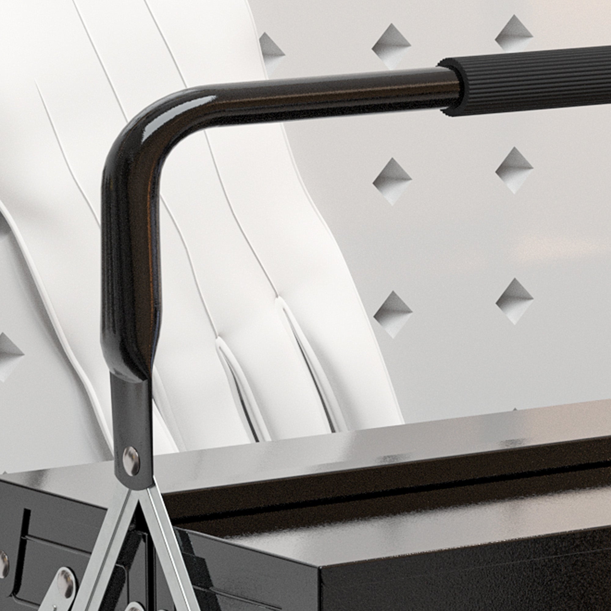 Tool Box Tool Chest 5 Compartments Foldable Steel (SPCC) Black 56 x 20 x 41 cm