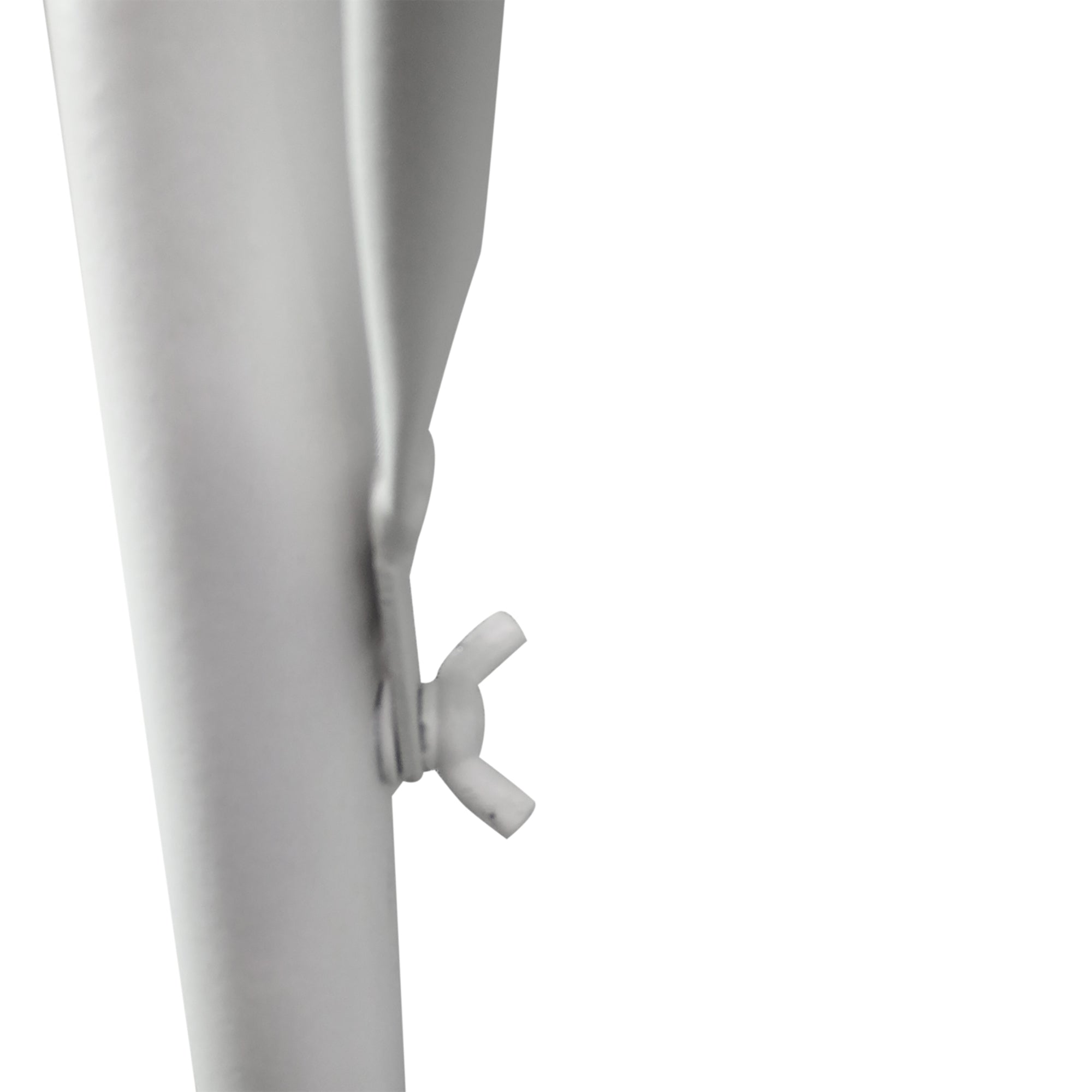 Balcony Hanging Table 3-Level Adjustable Hanging Table Made of Metal Weatherproof Balcony Table Side Table for Balcony Railing Terrace Railing Table for Hanging 60 x 56.5 cm, White