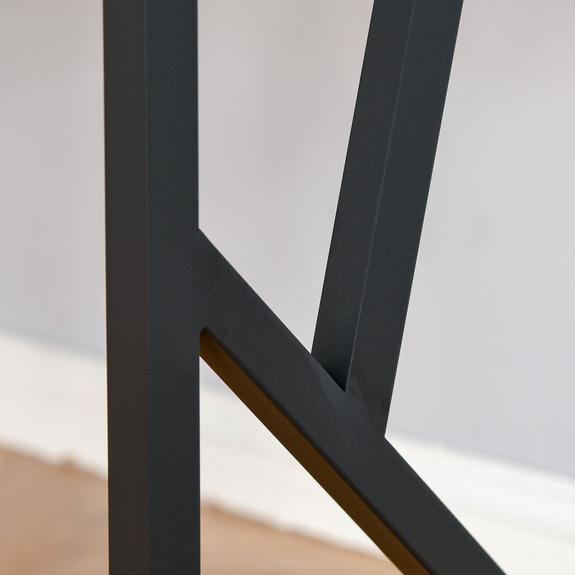 Industrial Style Desk 120L x 60W x 76H cm Drawer + 2 Shelves Black Metal Legs Walnut Wood Grain Top