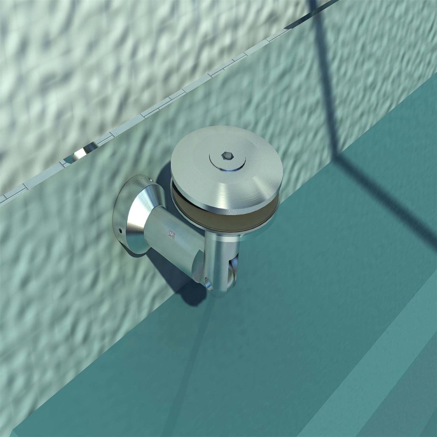 Canopy Glass Canopy Door Canopy, Tempered Glass, 304 Stainless Steel Clear Glass 150 x 90 cm