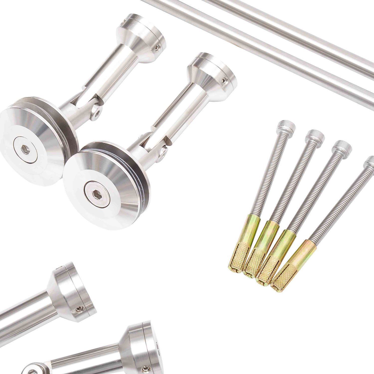 Canopy Glass Canopy Door Canopy, Tempered Glass, 304 Stainless Steel Clear Glass 150 x 90 cm