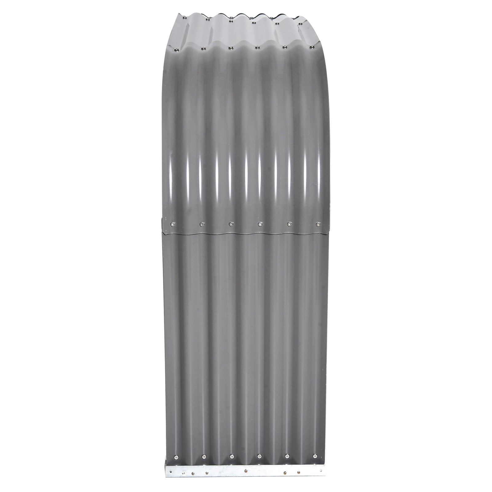 Metal Firewood Rack 212 x 46 x 112 cm Firewood Rack 0.85m³ with Steel Frame Outdoor Firewood Rack Wood Storage for Firewood, Fireplace Wood Rack for Garden Outdoor Gray