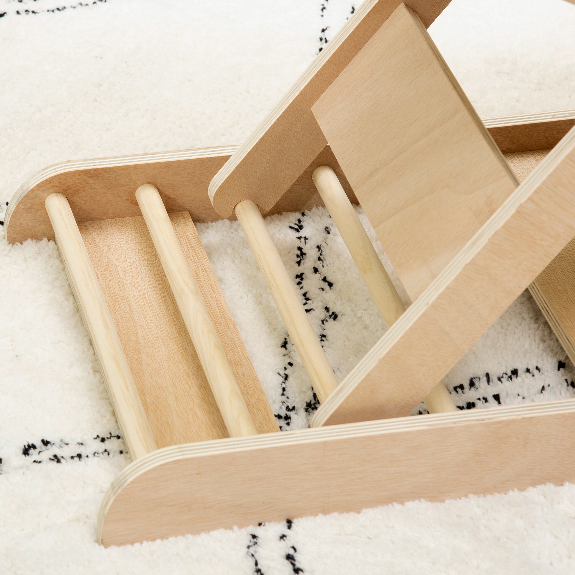 Foldable Non-Slip Dog Ramp with Adjustable Height from 37.5 to 62cm, for Pets up to 15kg