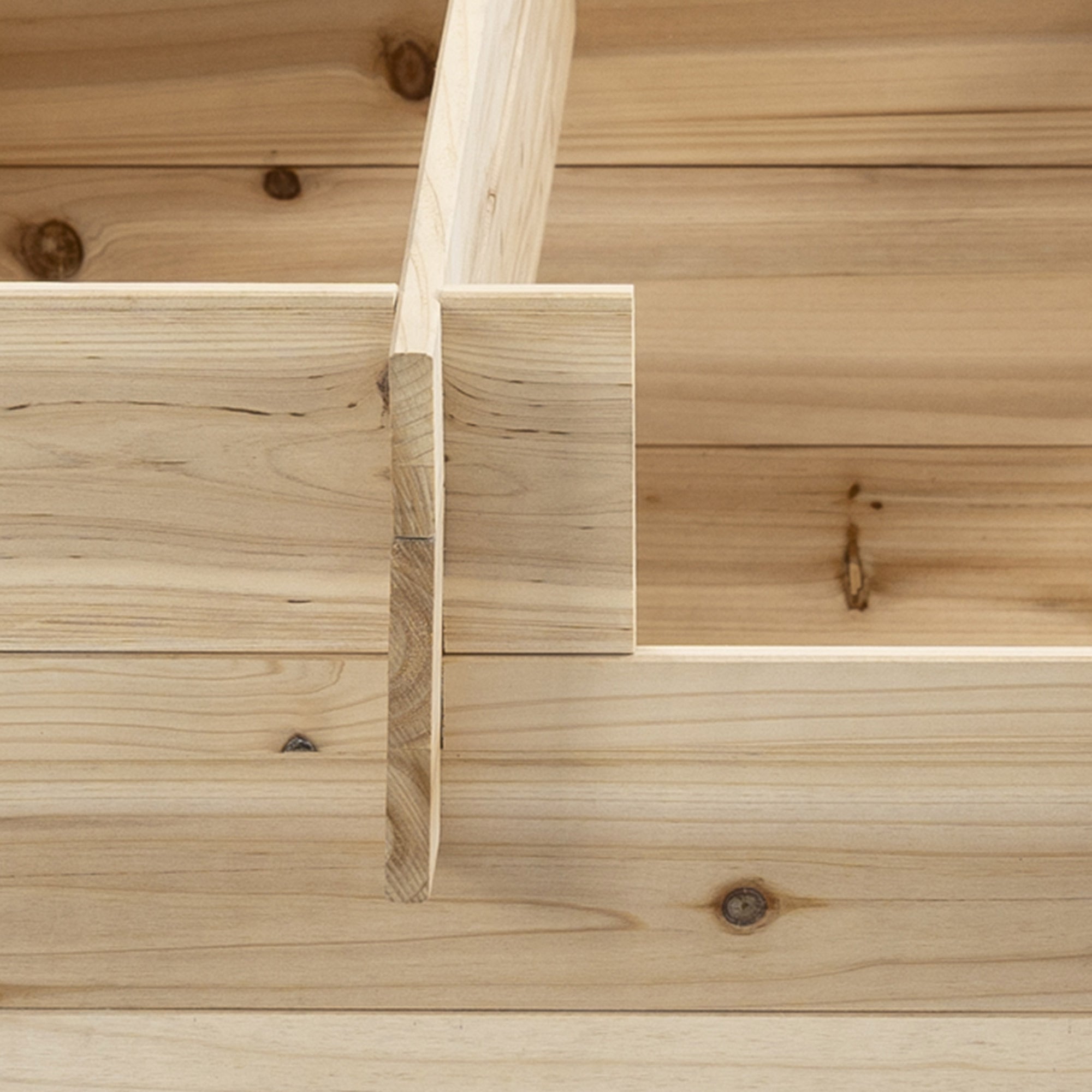 3-Tier Wooden Garden Planter, Raised Outdoor Planter Bed for Flowers, Vegetables, and Herbs, 120x100x54cm