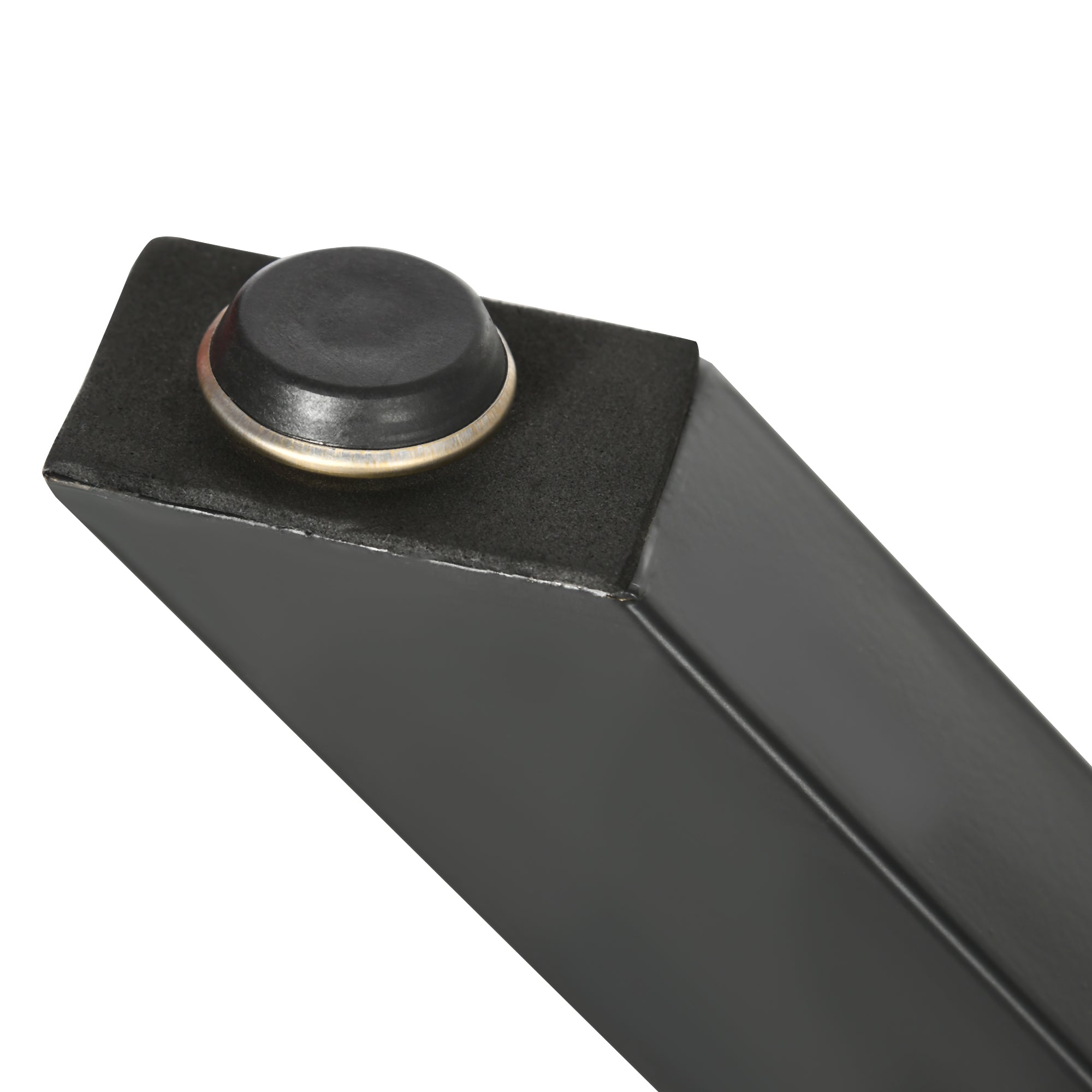 2 Pieces Steel Table Legs Table Feet for Dining Table Desk Coffee Table Table Base in X-Form Black 72cm