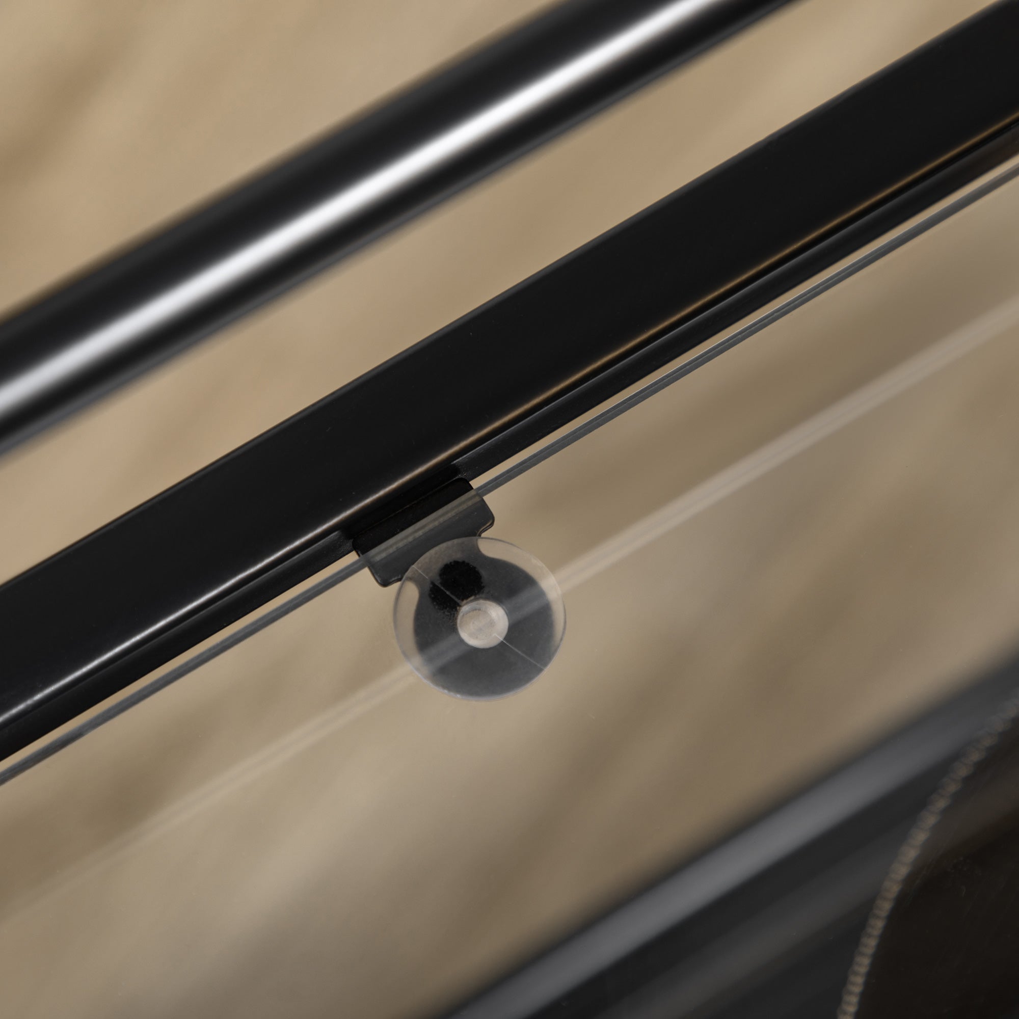 Kitchen Trolley, Roll Cart, Serving Trolley with 2 Shelves, Trolley, Side Cart on Wheels, Storage Cart for Kitchen, Metal, Black, 75 x 40 x 80 cm