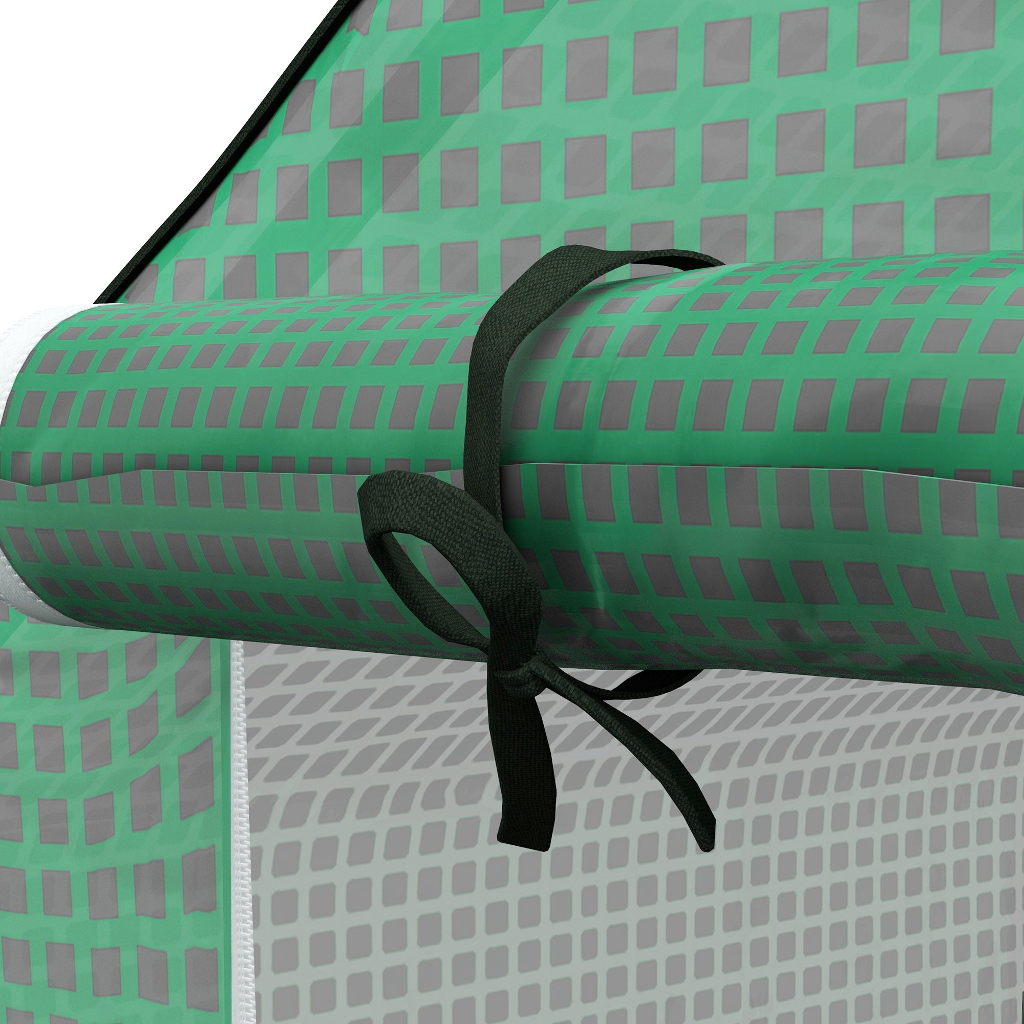 Greenhouse Film 1.4 x 1.9 m, Waterproof Garden Film with UV Protection Side Windows, Tear-Resistant Polyethylene Film, Cover for Greenhouse, Tunnel Film for Outdoor, Plants, Green