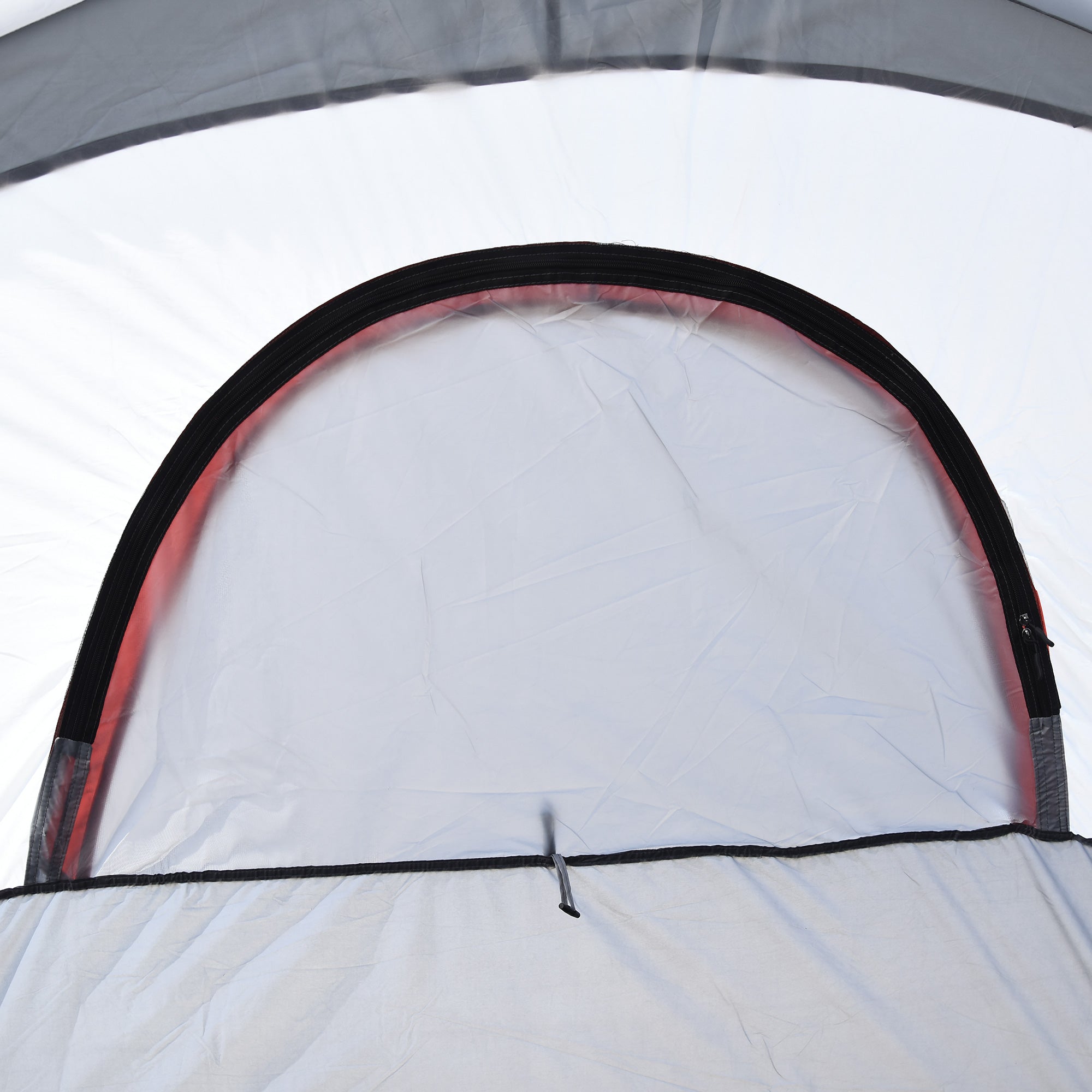 Camping Tent for 2-3 Persons, 3 to 4 Seasons Waterproof, Double-Layer Mesh Windows, Portable with Carrying Bag, 355 x 190 x 170 cm Gray