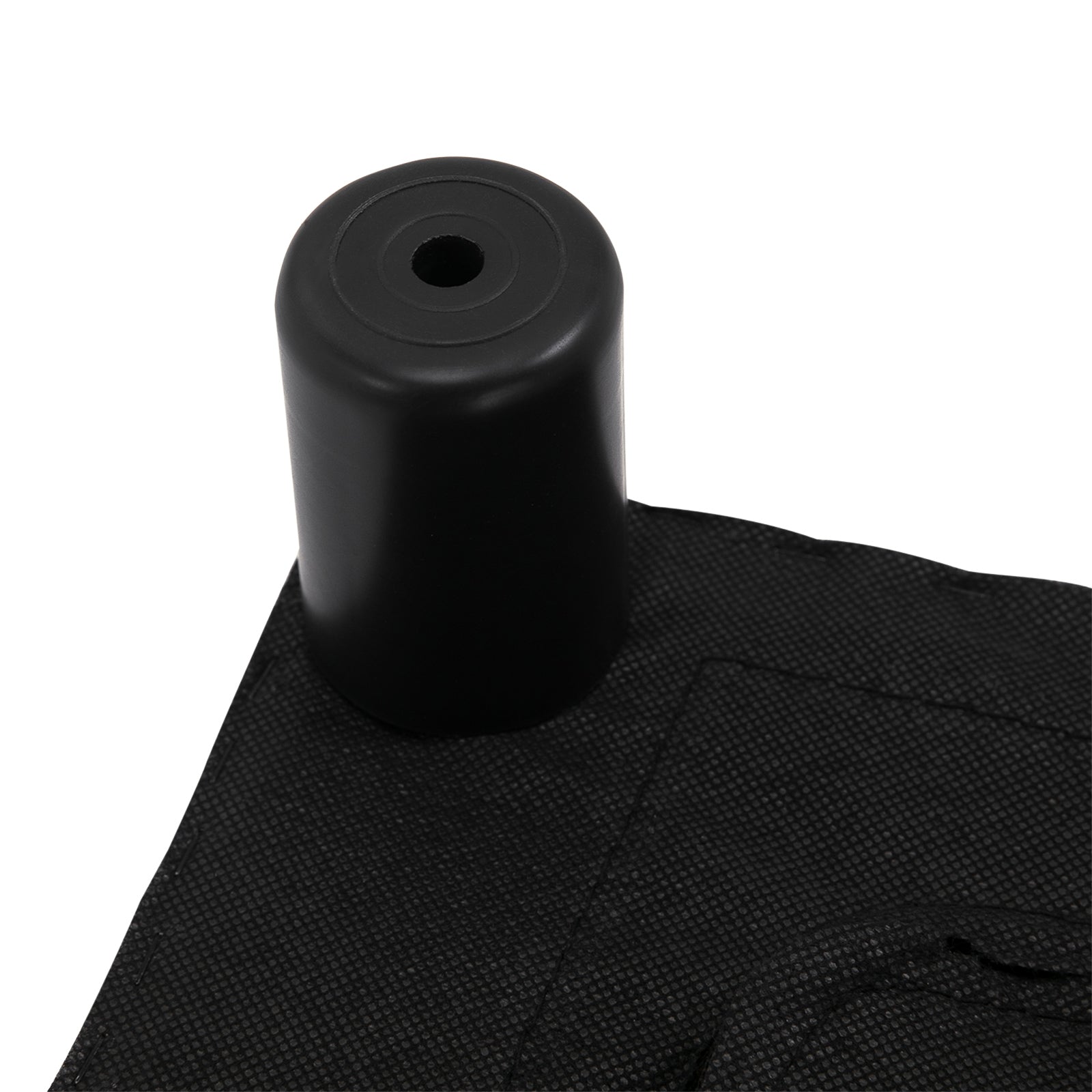 Footstool with Faux Leather Modern Ottoman Footrest for Bedroom, Living Room, White