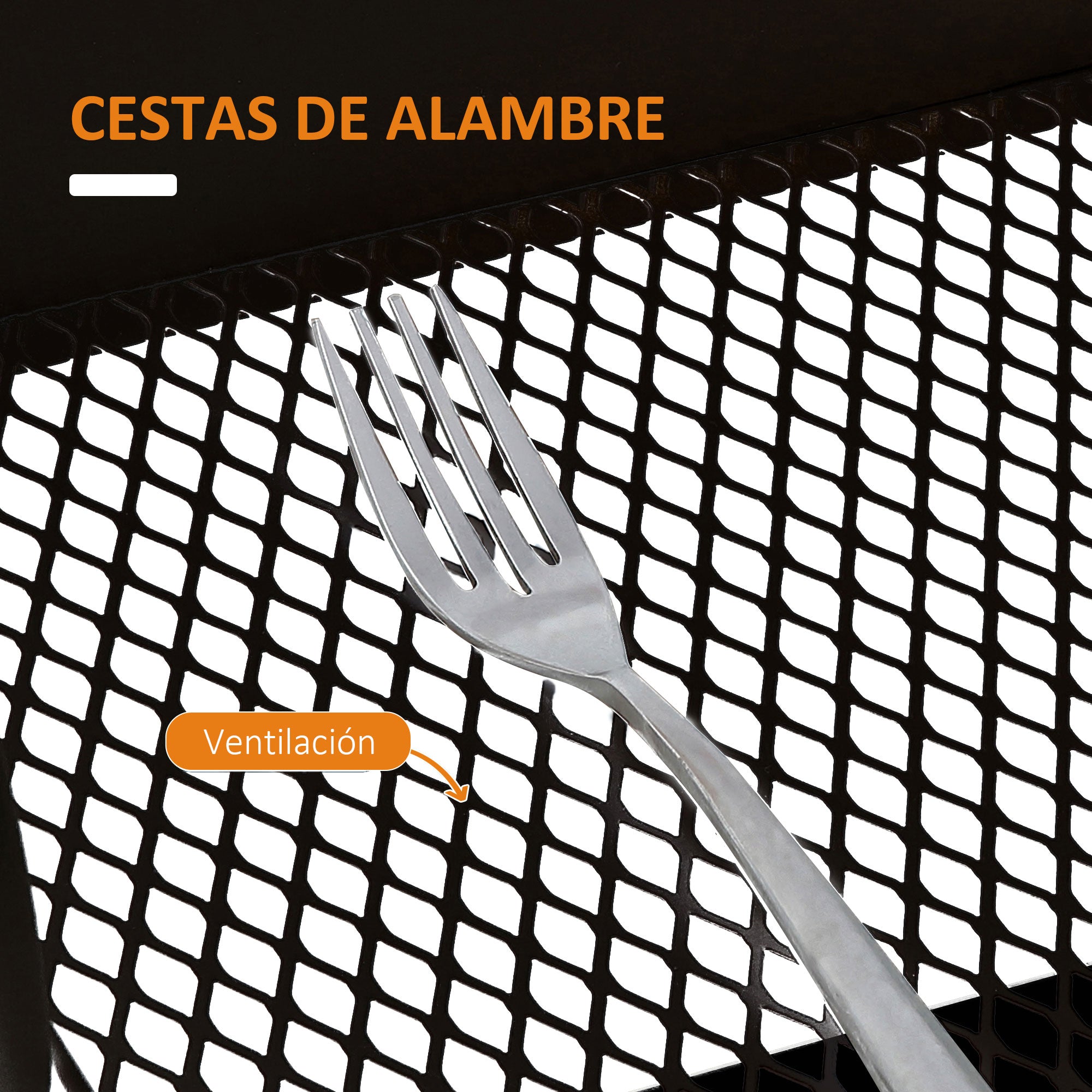 3-Tier Rolling Utility Cart Kitchen Cart with 3 Steel Baskets and 1 Cover Plate for Dining Room Bathroom 17.7x12.2x31.3 inches Black