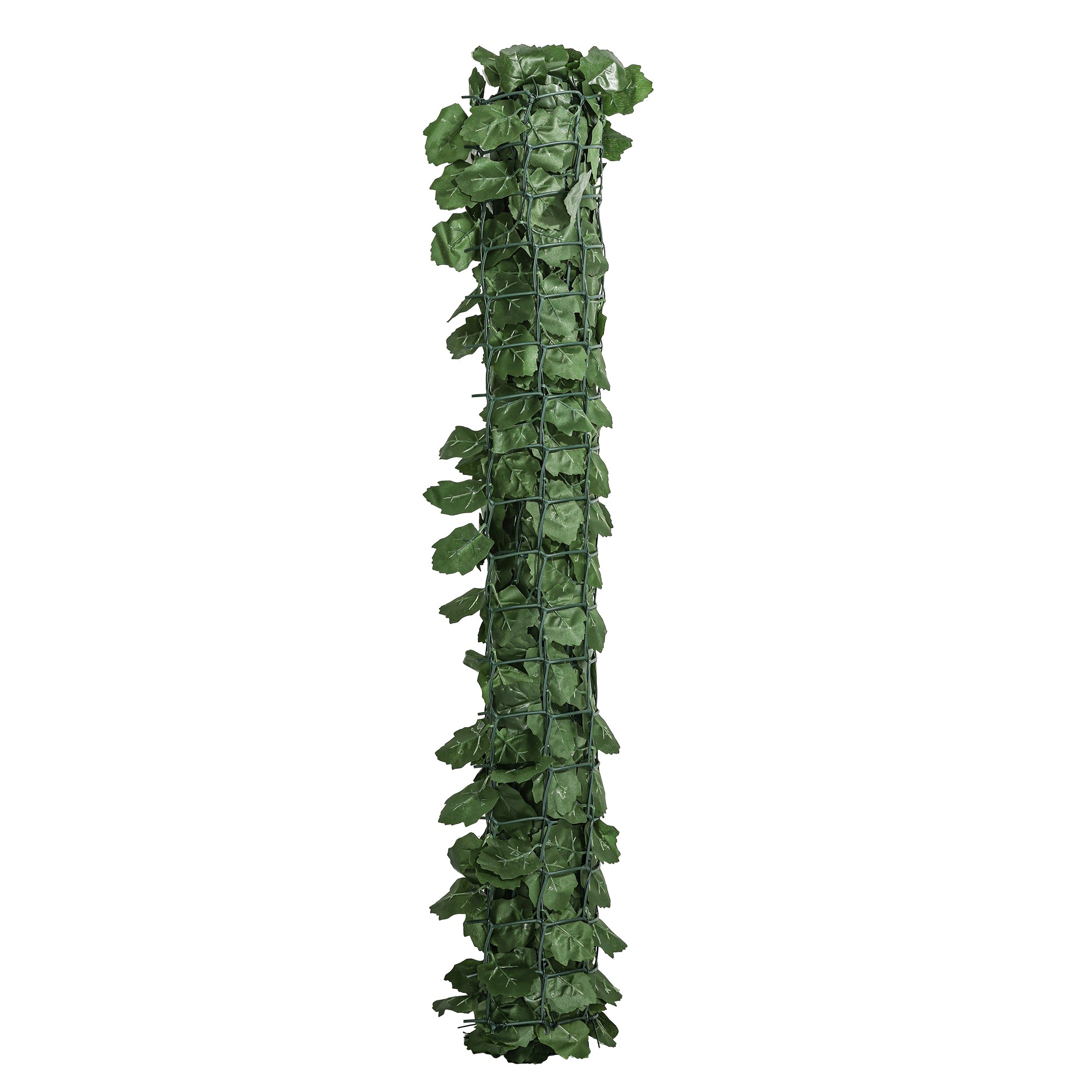 Artificial Hedge Privacy Screen Decoration Roll 3L x 1H m Realistic UV-Resistant Dark Green