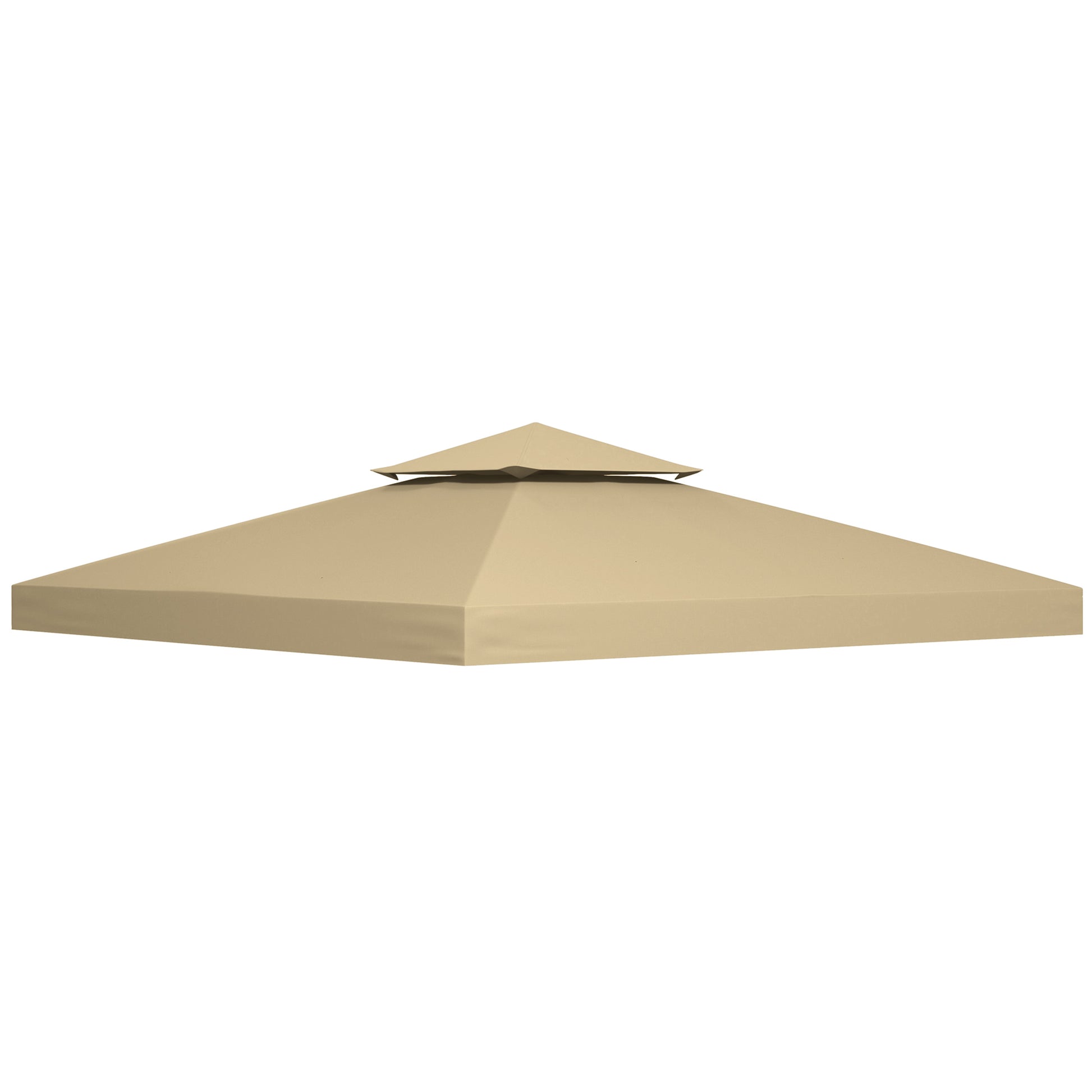Replacement Roof for Garden Gazebo Canopy Replacement Tent 3 x 3m Beige