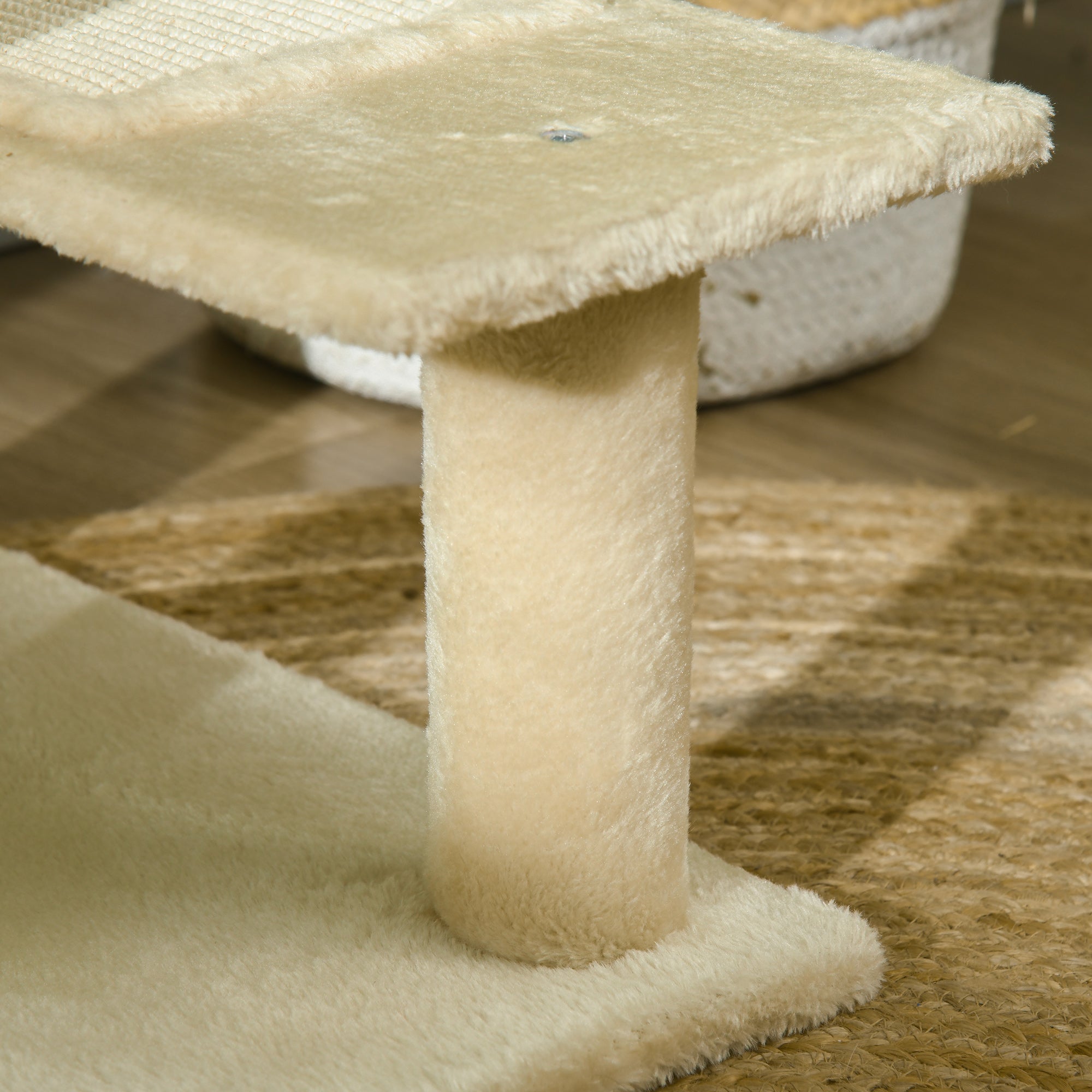 Cat Tree 100 cm Cat Tower with Sisal Posts, Large Platform, Multi-Level Cat Scratching Tree, Climbing Tree, for Small & Medium Cats, Beige