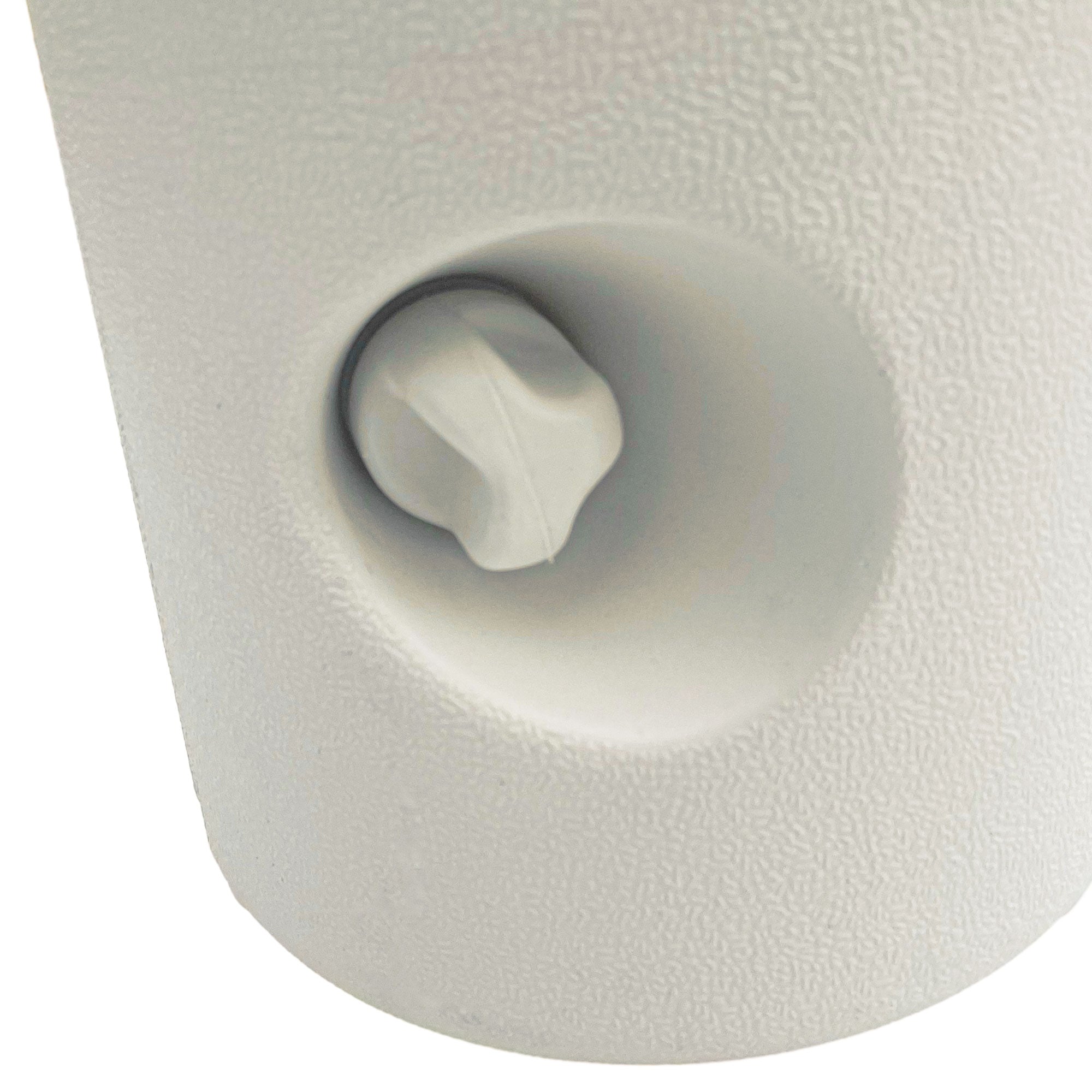 Pack of 4 Weights for Foldable Tents Fillable Supports with 9.2 kg of Water or 12 kg of Sand Gazebo Weights with Fixing Knobs Ø24x25.5 cm White