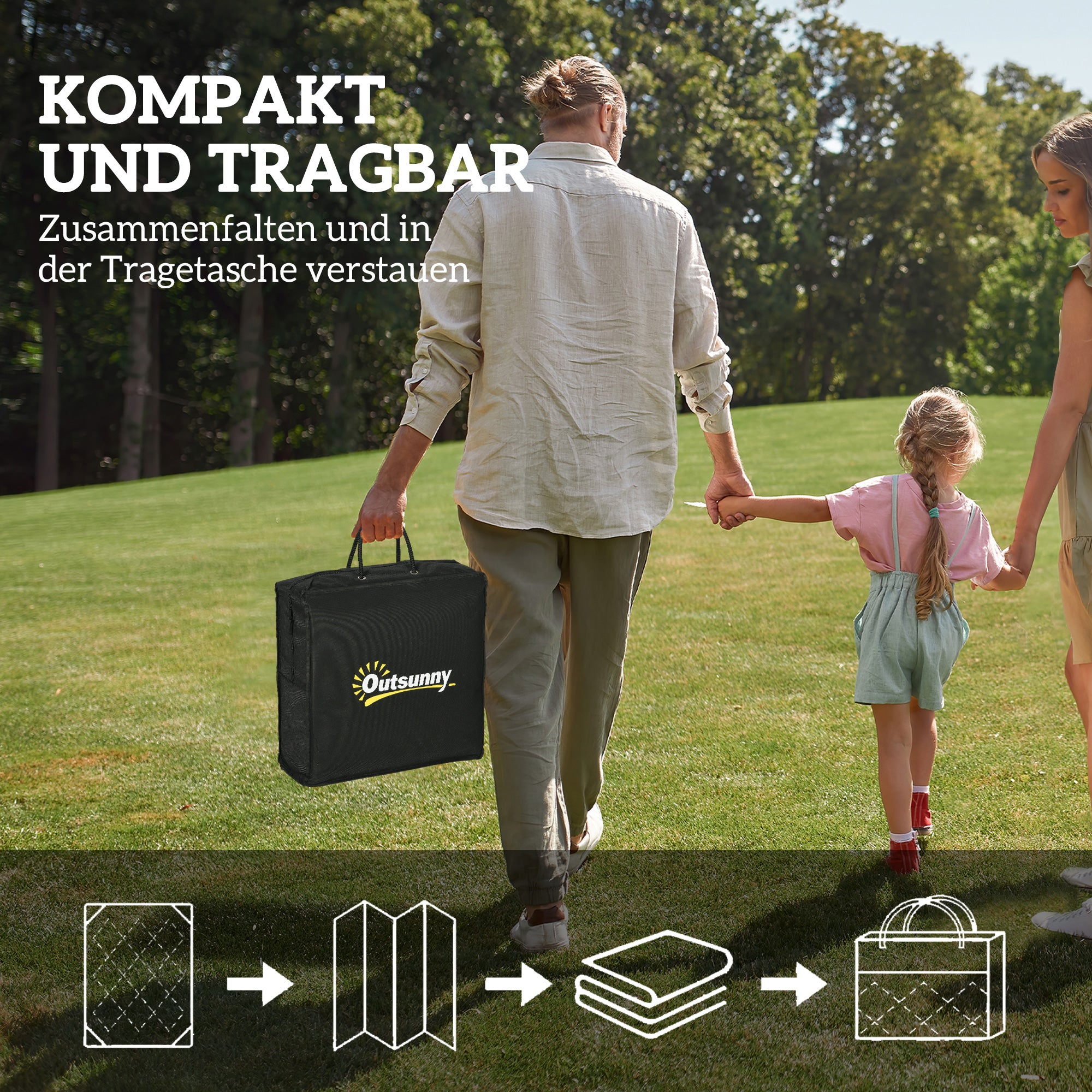 Outdoor Carpet Robust Weather-Resistant Outdoor Rug, Carpet with Boho Style, Outdoor Rug for Living Room Balcony Garden Terrace Bathroom Hall Kitchen, 182 x 274 cm Blue+White