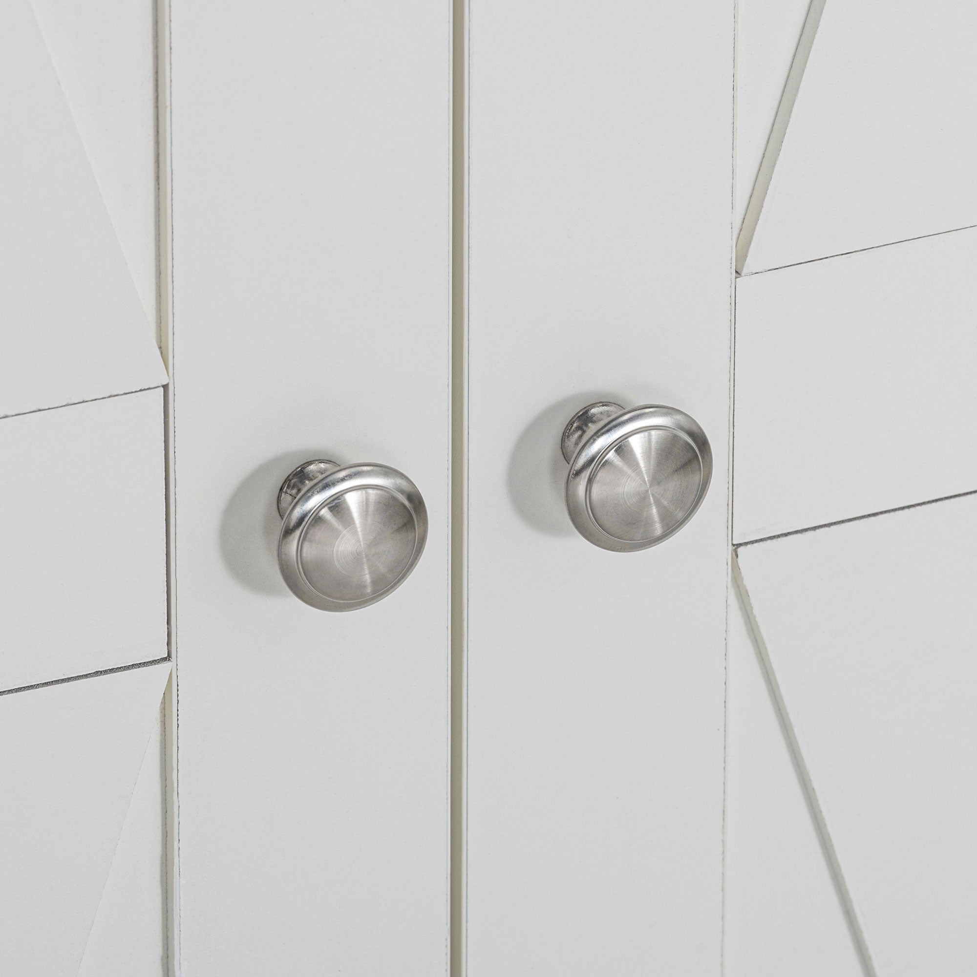 Bathroom Furniture, Bathroom Cabinet, with two tempered glass double-door cabinets, anti-tip design, 60W x 30D x 160H cm, white