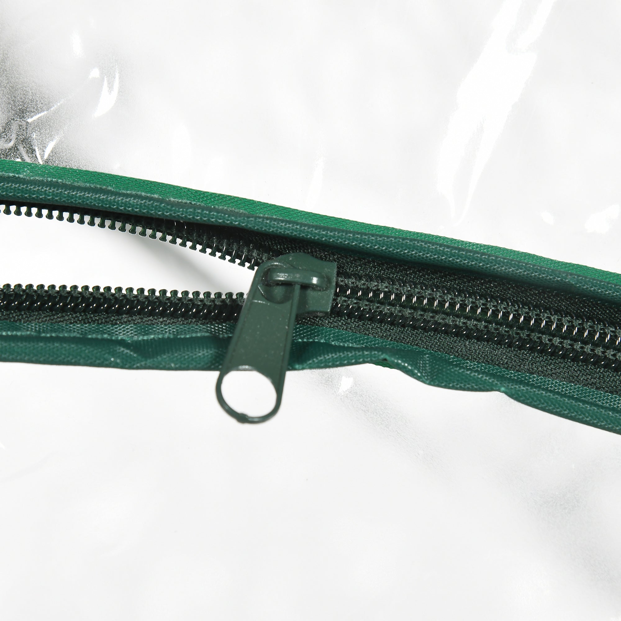 PVC Garden Greenhouse, balcony greenhouse, reinforced tarpaulin, steel frame, roll-up zippered door, for vegetables plants, indoor and outdoor, 180 x 100 x 168 cm, transparent green