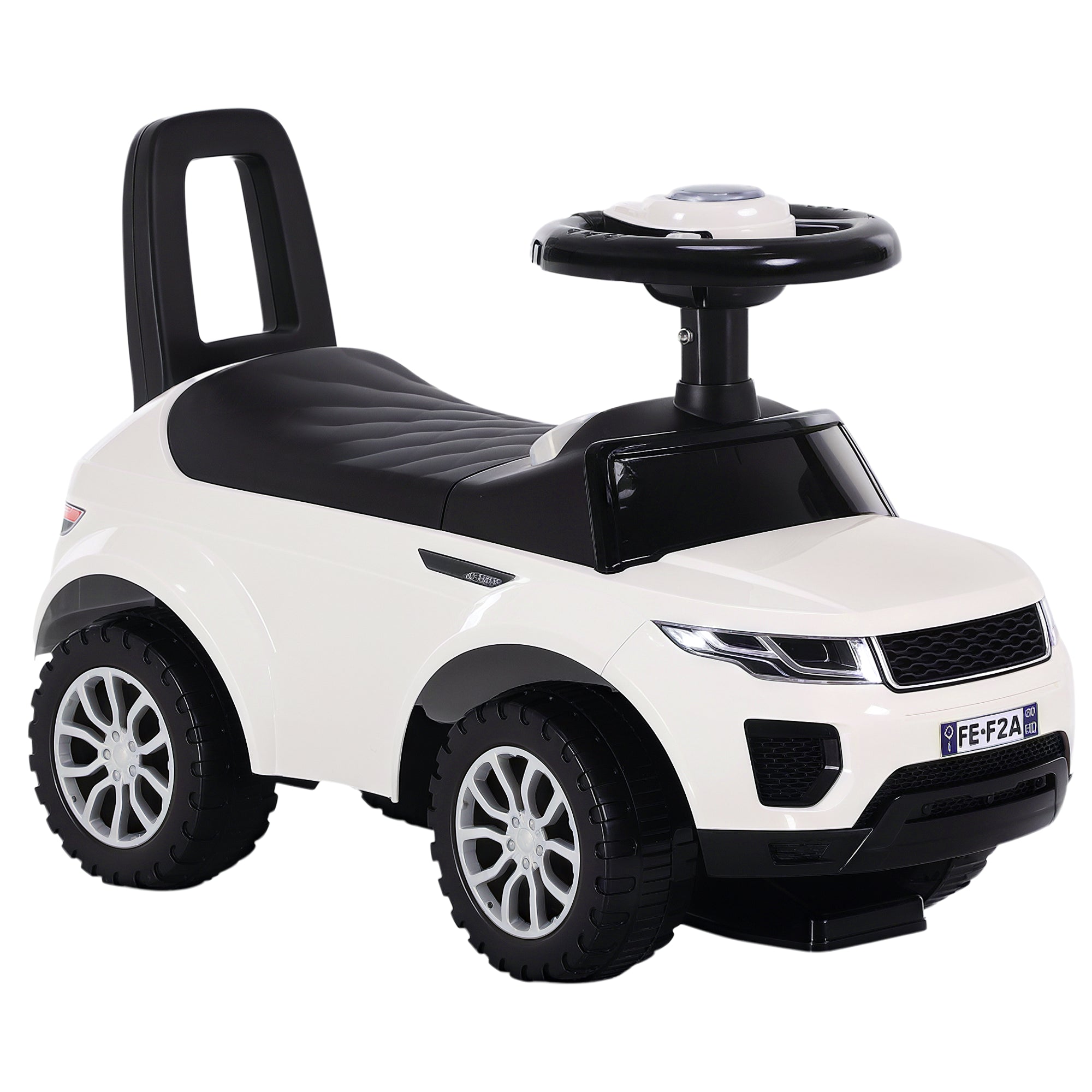 Quad Ride-On Toy Car for Kids Pedal-Free Baby Toy Racer Walker with Speaker 62x28x41.5cm