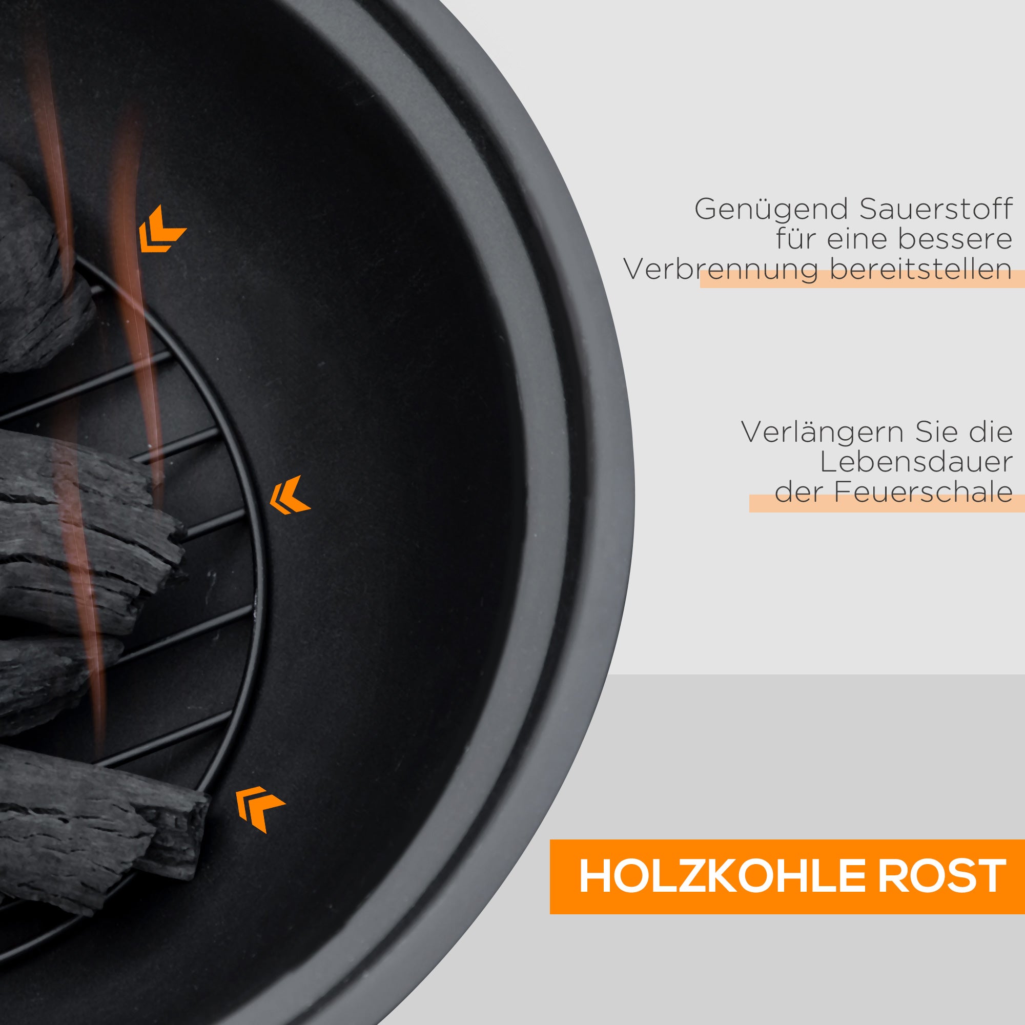 Fire Pit, Fire Bowl with Lid, Fire Basket with Poker, in Tree Stump Design, for Garden, Camping, Patio, Steel, MgO, Brown