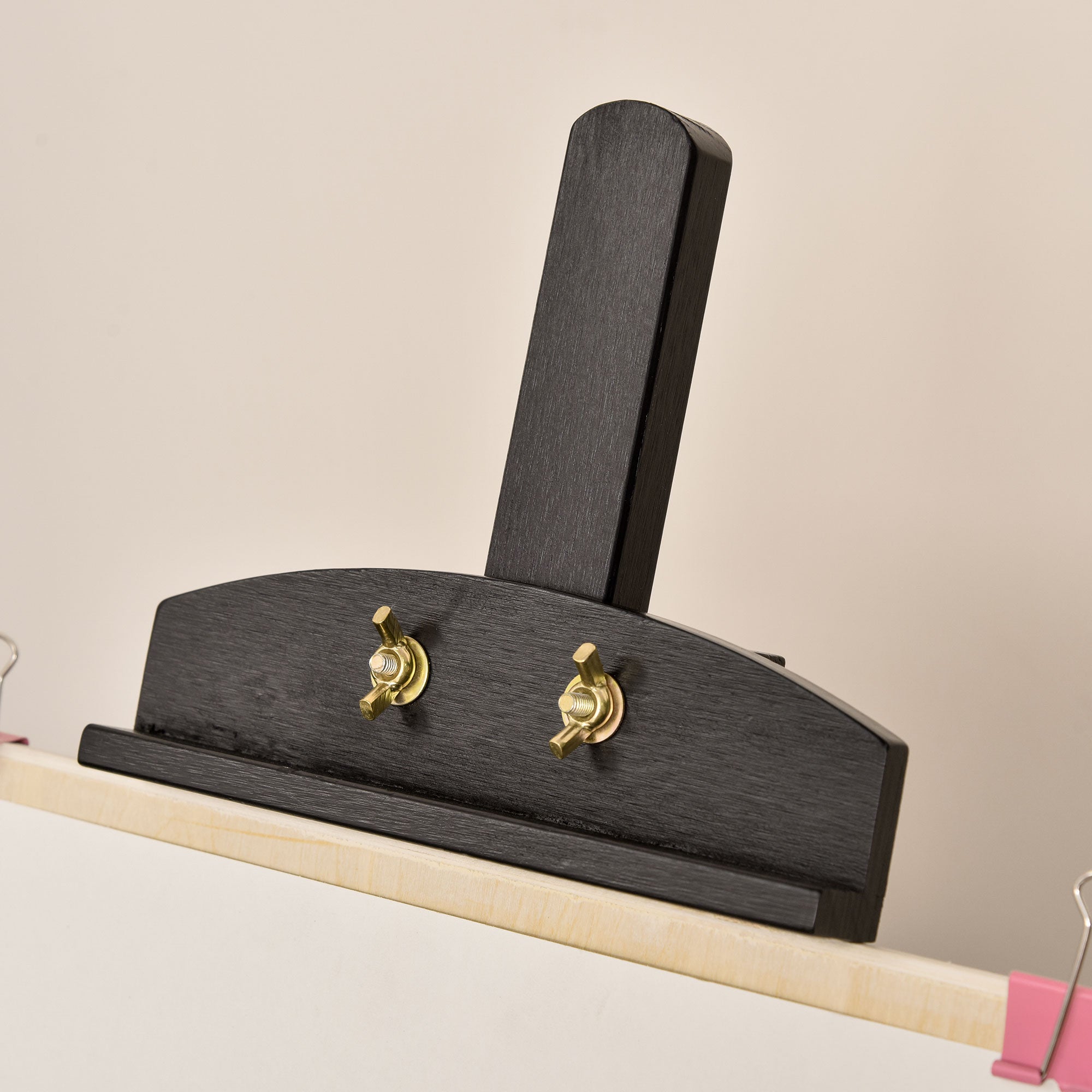 Easel Folding Studio Easel 90° Adjustable with Holder for Art Painting And Outdoor Advertising Pine Wood Black 51.5 x 71.5 x 134.5 cm