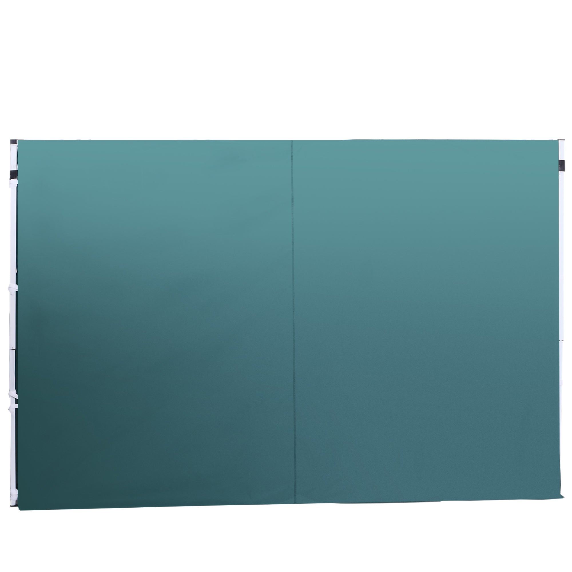 2 Side Walls for 3x3m Tent Gazebo Oxford Fabric with Window Total Measurements 300x200cm Dark Green