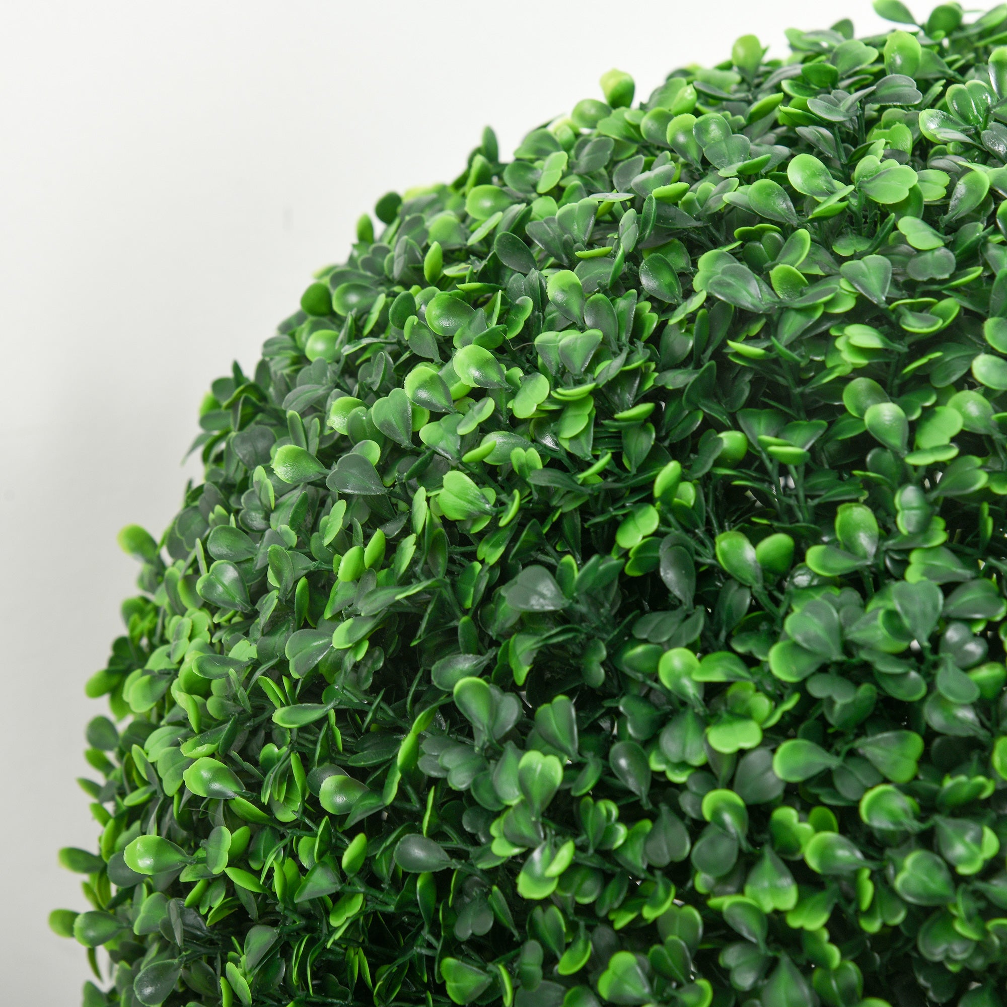 2-Pack Large Artificial Boxwood Ball Ø40 cm, UV-Resistant Fake Plant in Pot, Plastic Artificial Plants, Realistic Decor for Living Room Bedroom Office Garden Gift