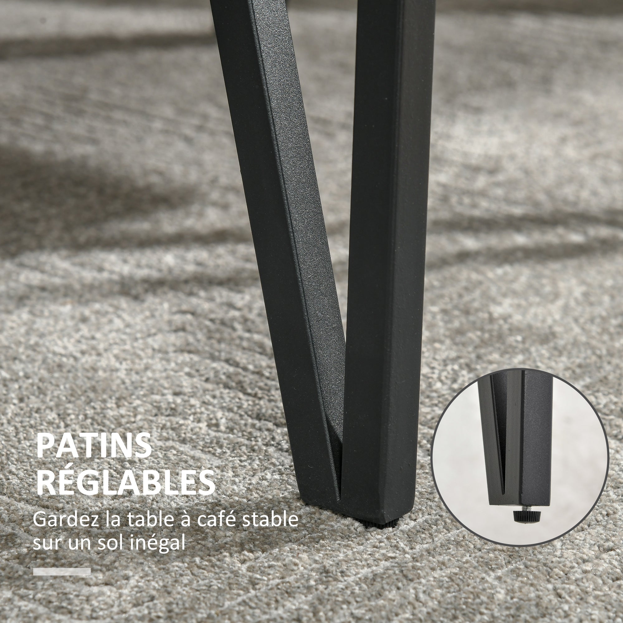 Rectangular Coffee Table Industrial Style Black Metal Hairpin Legs Old Beam Wood Look Tabletop