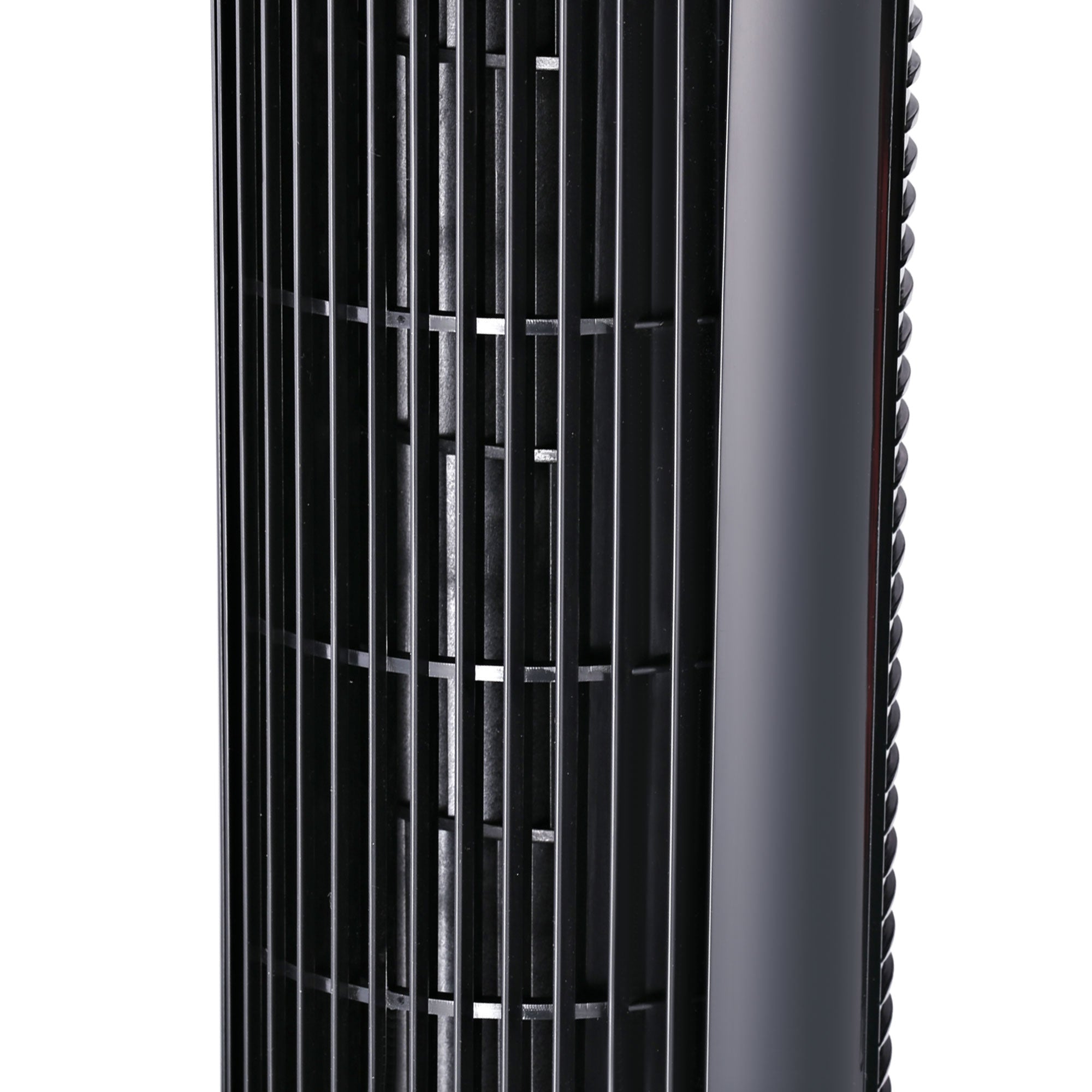Stand Fan 45 W Tower Fan Fan quiet 3 Ventilation Levels, 70° Oscillation, ABS, Black, Ø27 x H75 cm