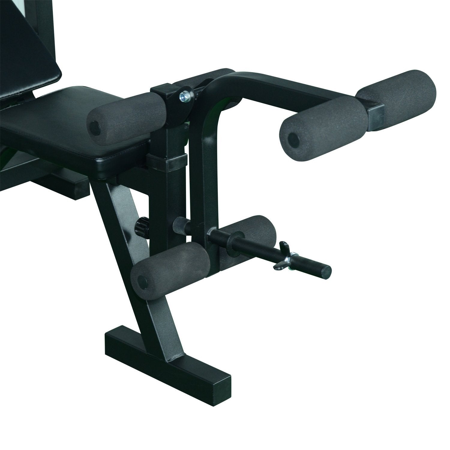 Weight Bench Multifunctional Weight Bench with 3-Level Adjustable Height for Full Body Fitness Training 175x98x130 cm Black