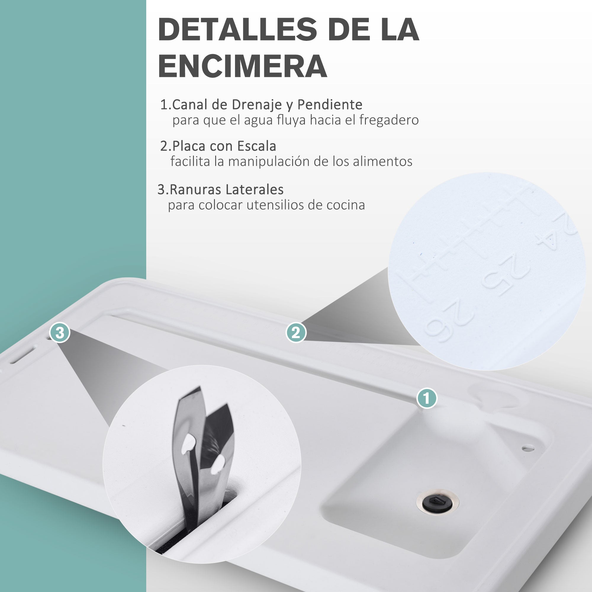 Folding Picnic Table with Multifunctional Sink Faucet and Extendable Water Gun for Balcony Garden Camping BBQ Outdoor Metal 114.5x59x94.5 cm White