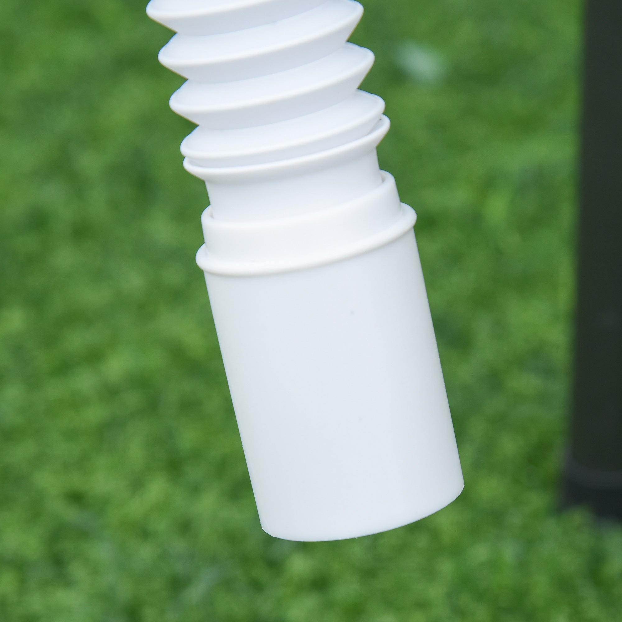 Folding Picnic Table with Multifunctional Sink Faucet and Extendable Water Gun for Balcony Garden Camping BBQ Outdoor Metal 114.5x59x94.5 cm White