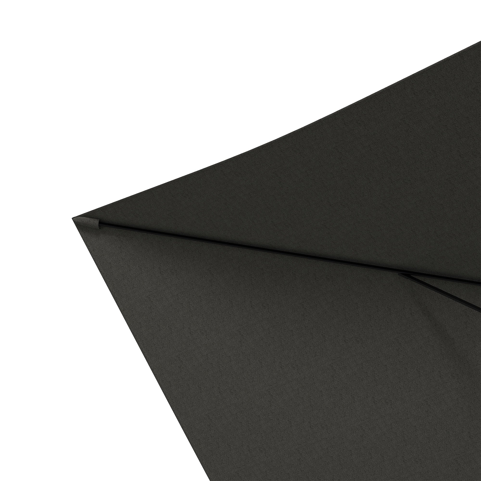 Outdoor Terrace Umbrella 3x2 m Patio Umbrella with Adjustable Angle Aluminum Mast and UV 50+ Protection Umbrella for Garden Patio Dark Gray