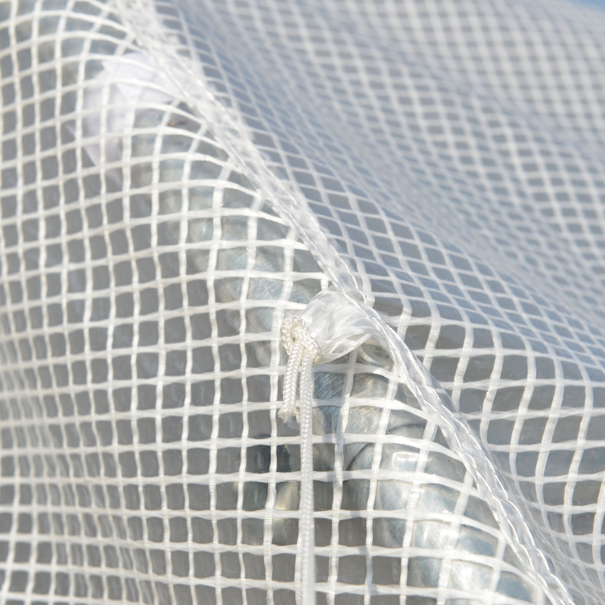 Outdoor Tunnel Greenhouse 8x3x2 m Garden Greenhouse with 12 Windows and Roll-Up Door for Growing Plants Tomatoes Vegetables Steel and PE 140 g/m² White